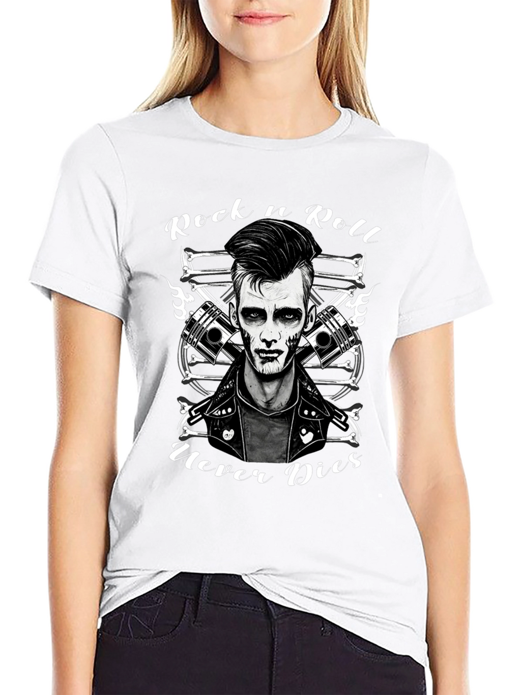 Rock n Roll Never Dies Graphic Tee