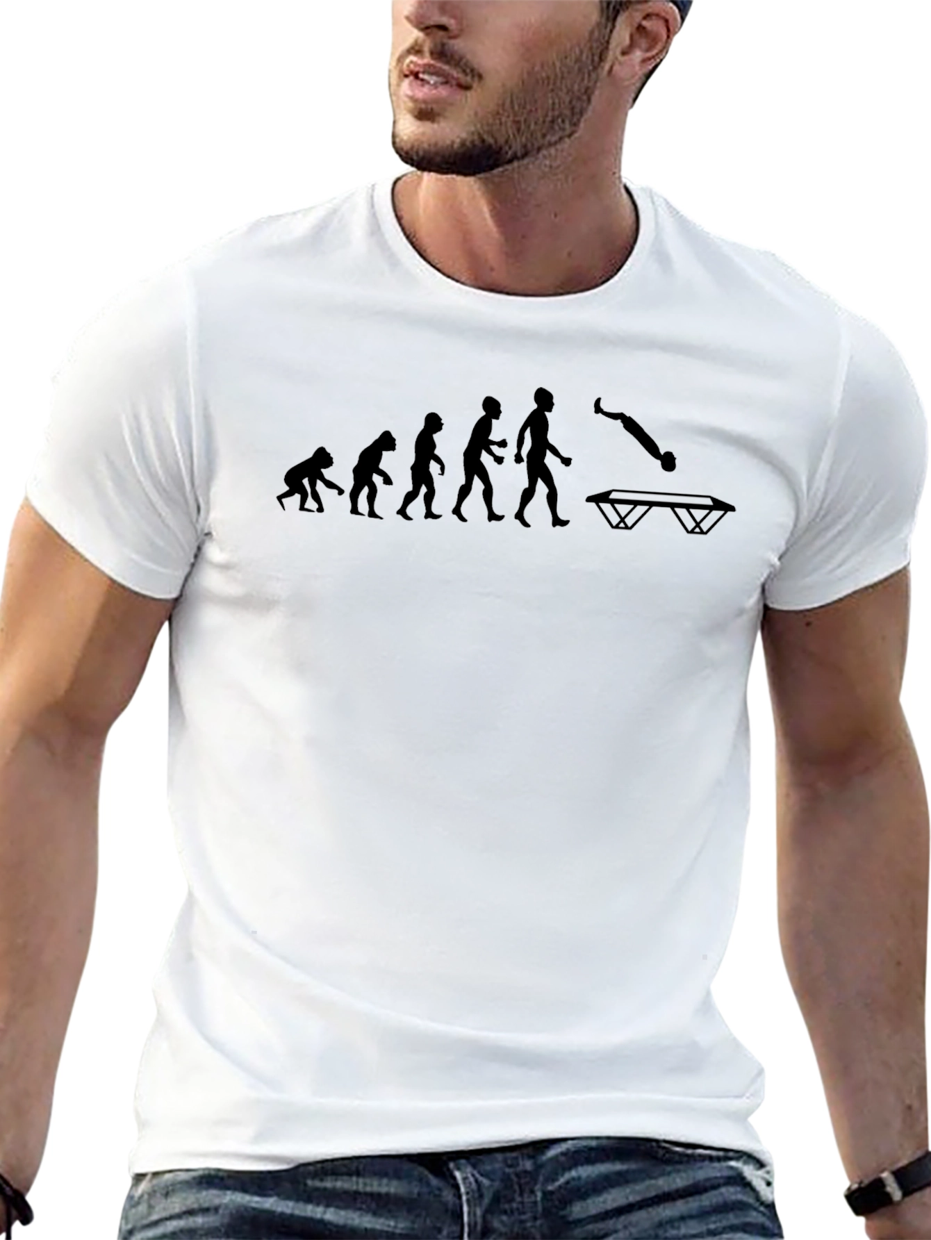 Evolution Trampoline Black T-Shirt