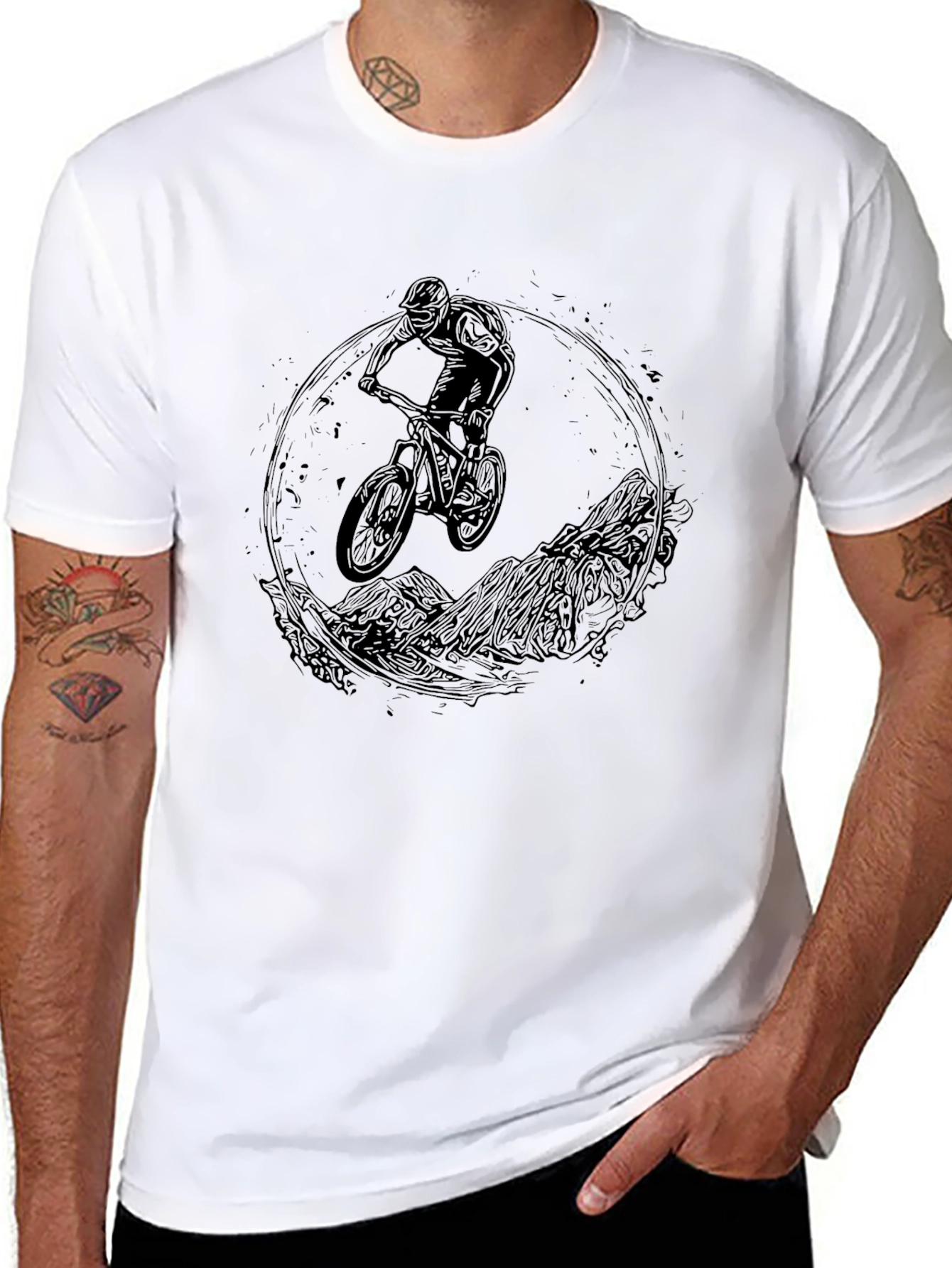Mountain Biker Graphic Tee - Adventure Ready