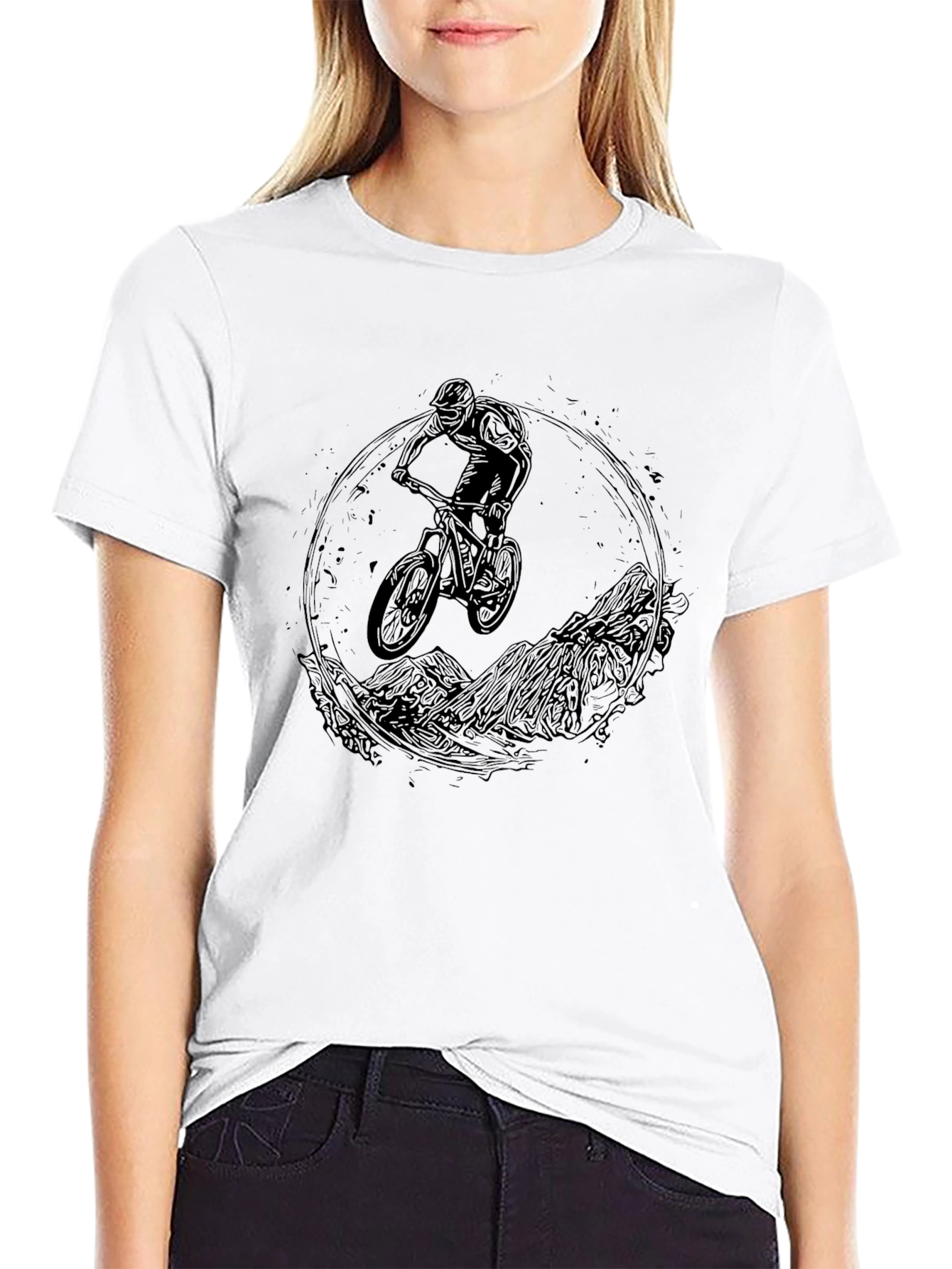 Mountain Biker Graphic Tee - Adventure Ready