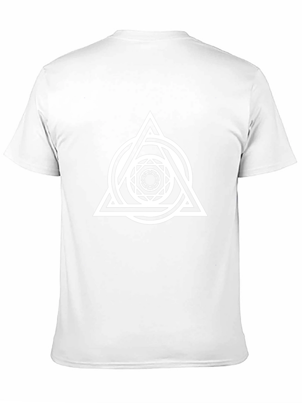 Geometric Print Black T-Shirt
