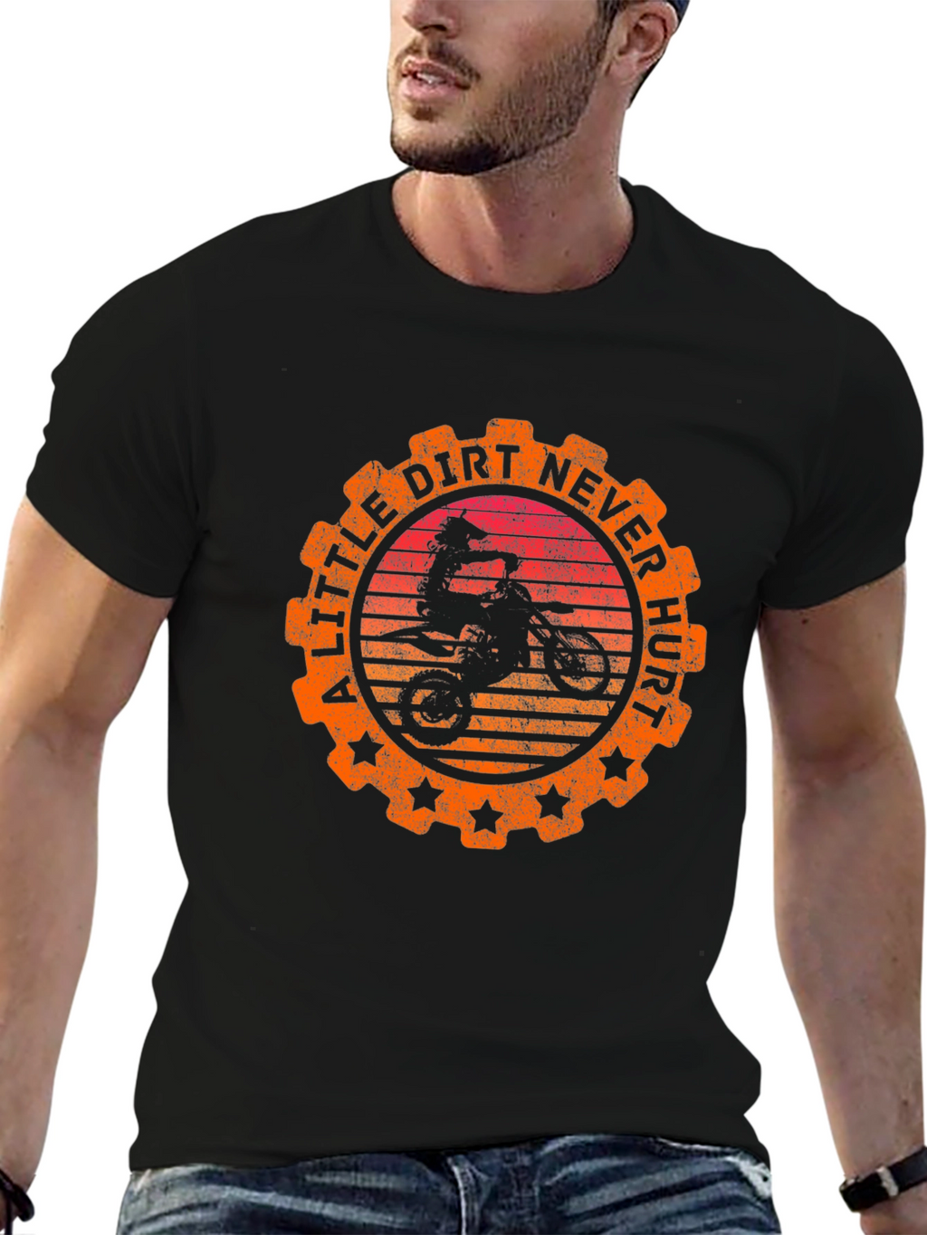 Dirt Never Hurt Graphic Tee - Motocross T-Shirt