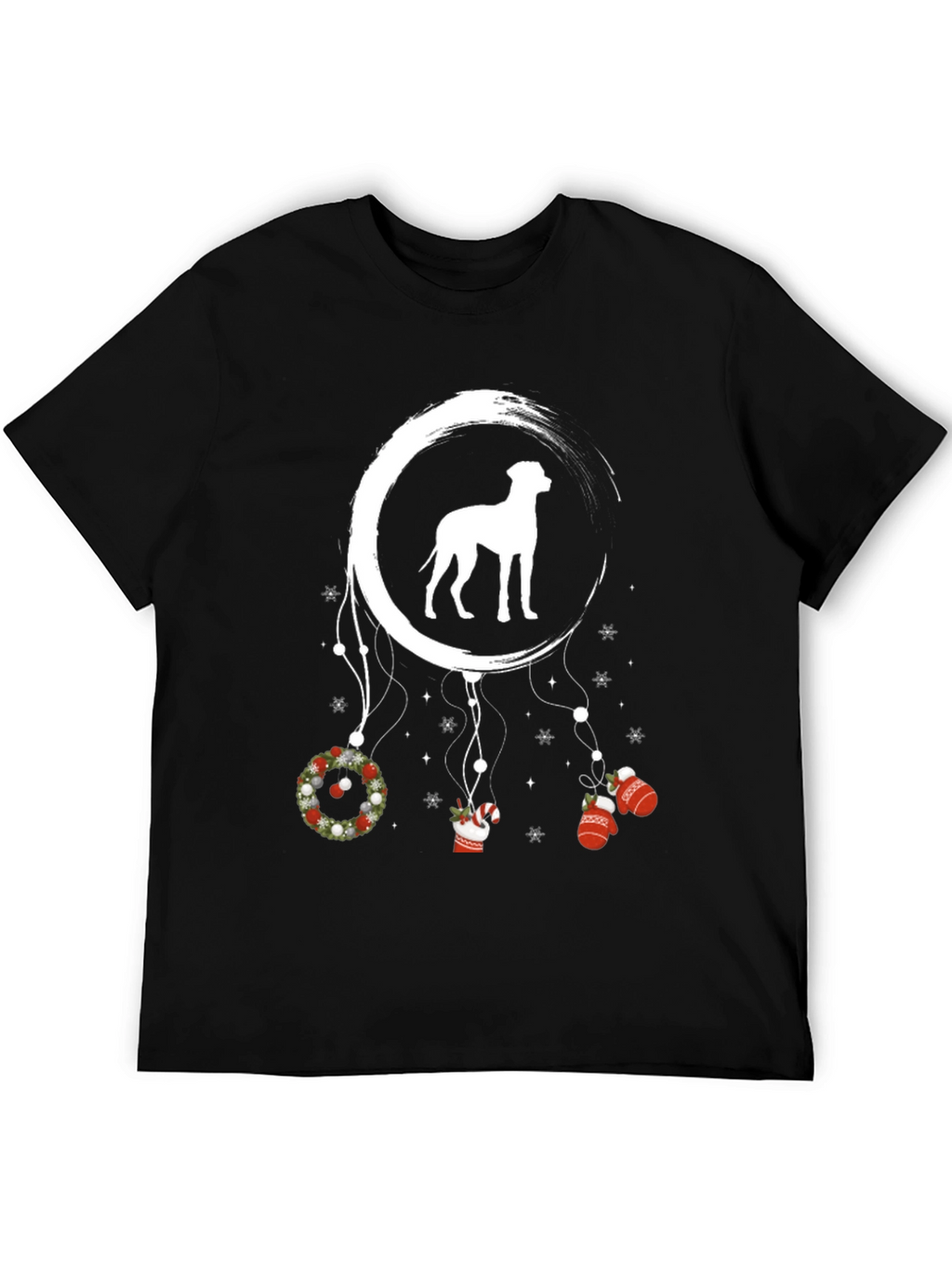 Dog Christmas Dreamcatcher Tee