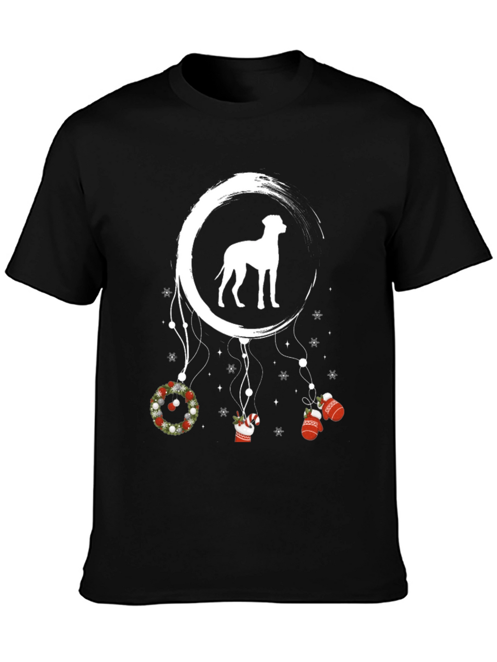 Dog Christmas Dreamcatcher Tee