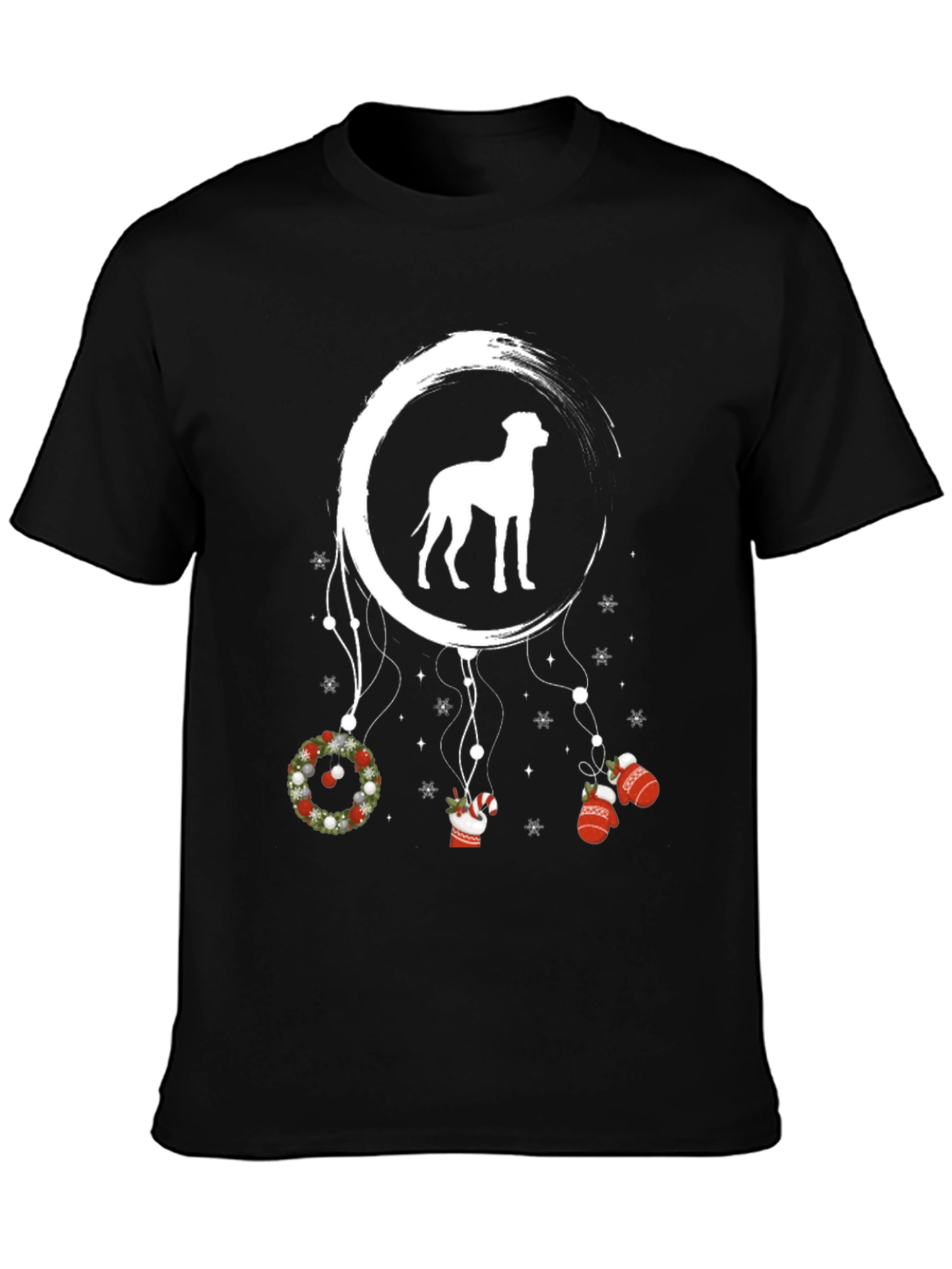 Dog Christmas Dreamcatcher Tee