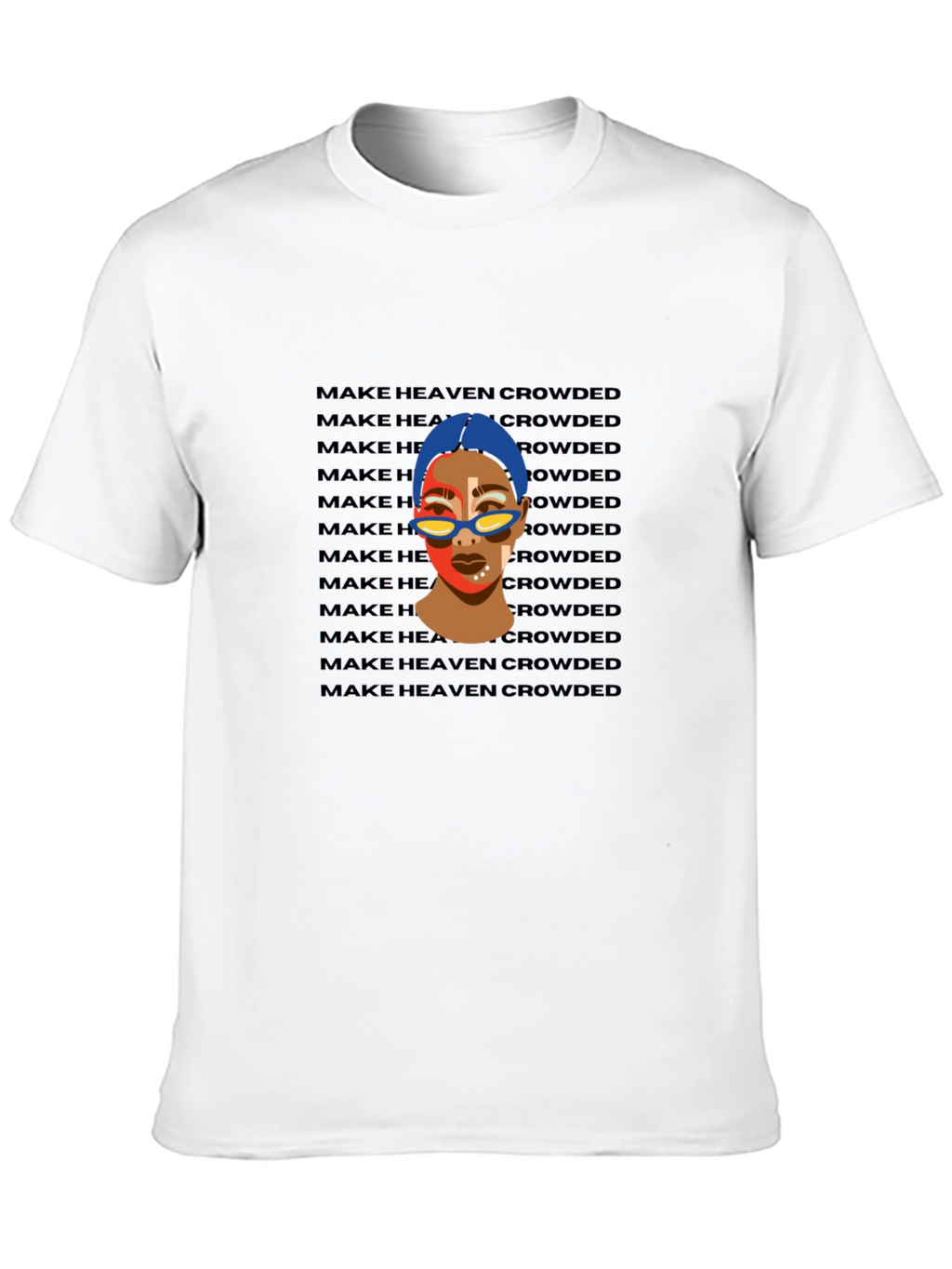 Trendy Make Heaven Crowded Graphic Tee - Unisex