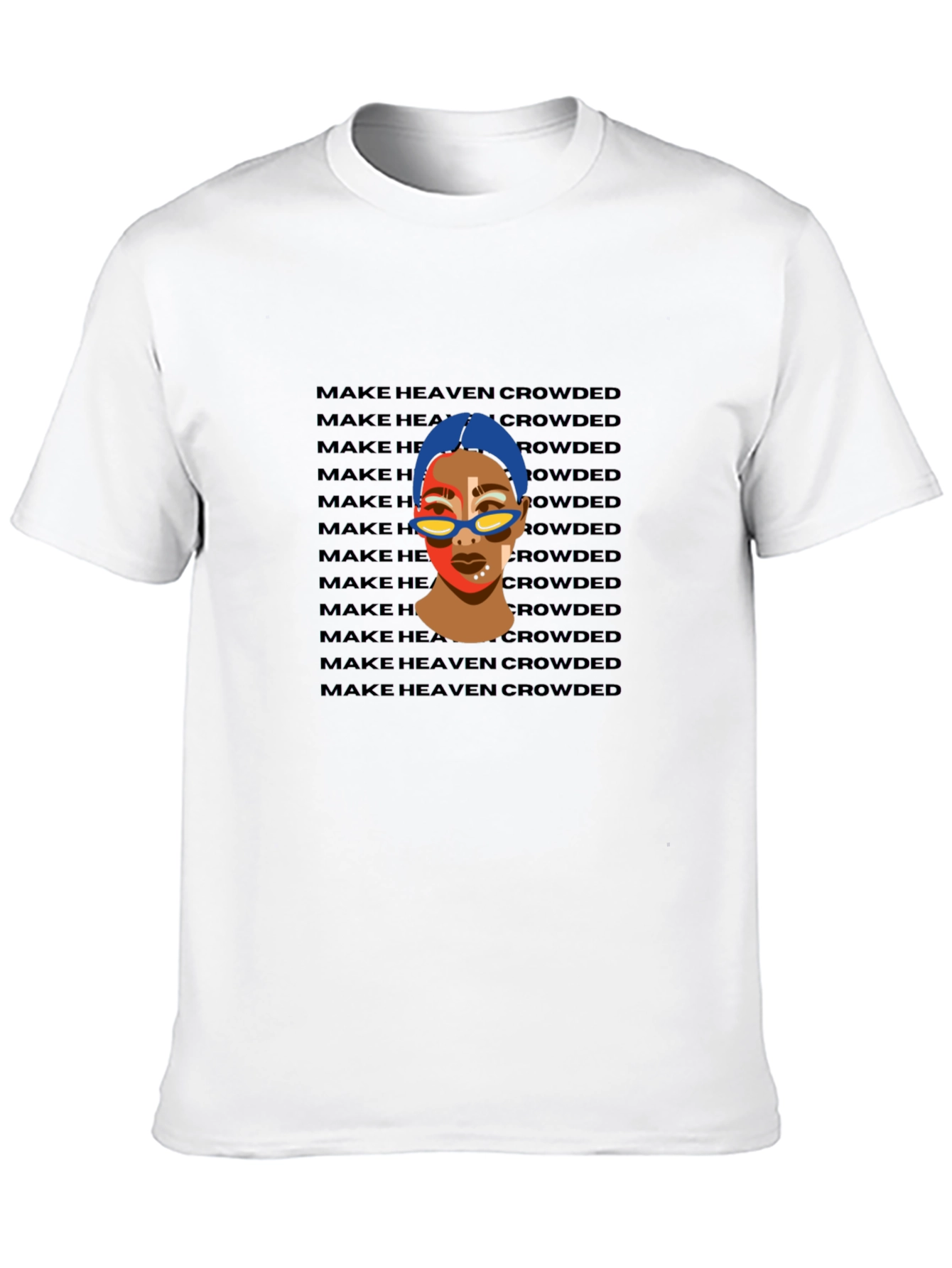 Trendy Make Heaven Crowded Graphic Tee - Unisex