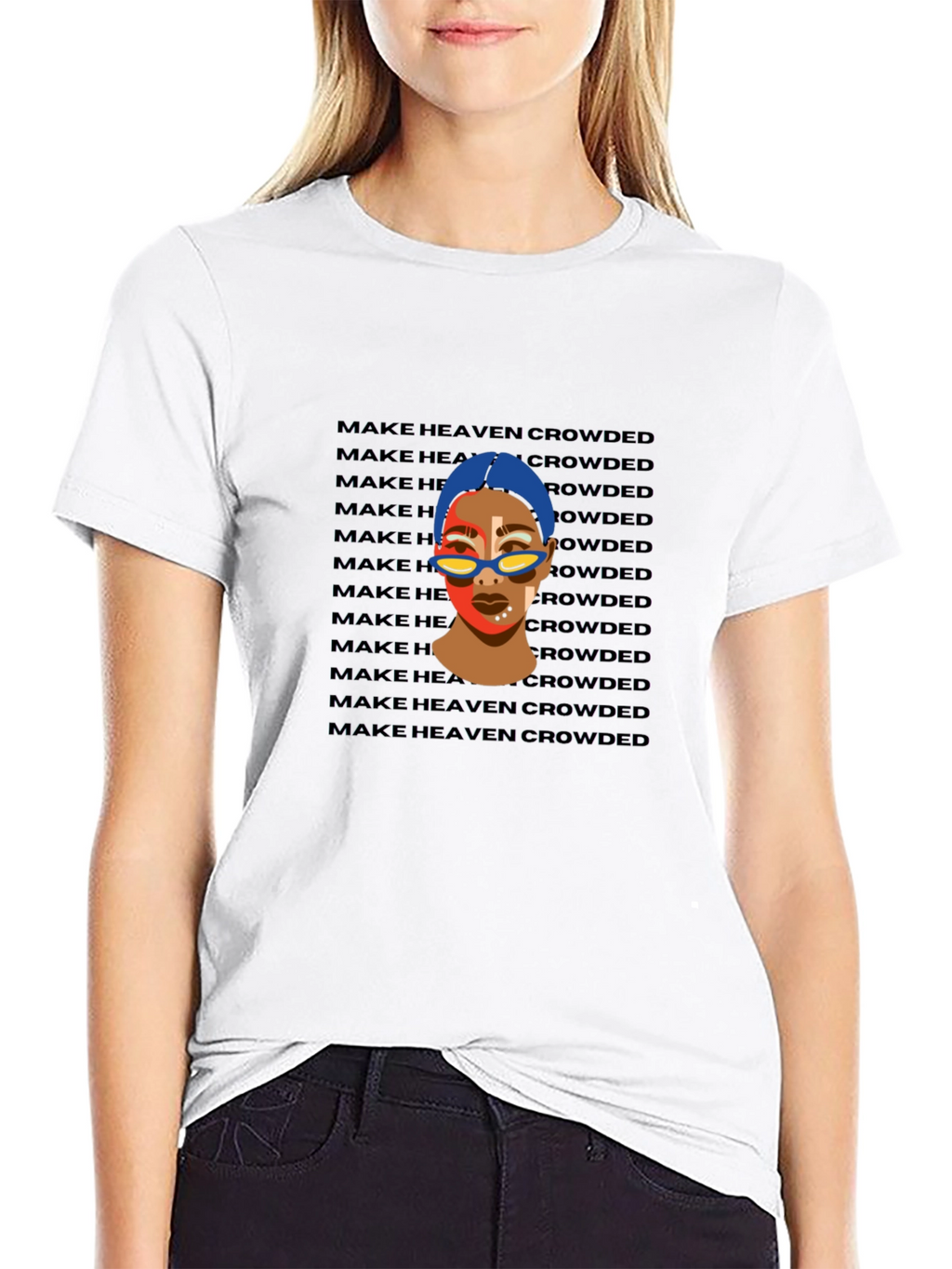 Trendy Make Heaven Crowded Graphic Tee - Unisex