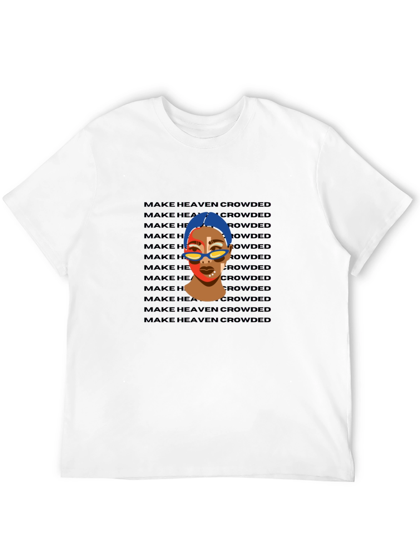 Trendy Make Heaven Crowded Graphic Tee - Unisex