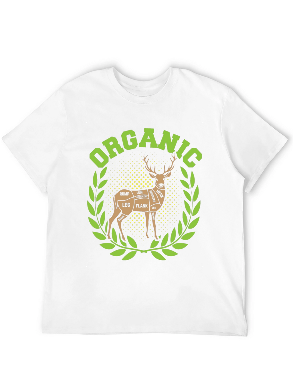 Organic Deer Meat Cut T-Shirt