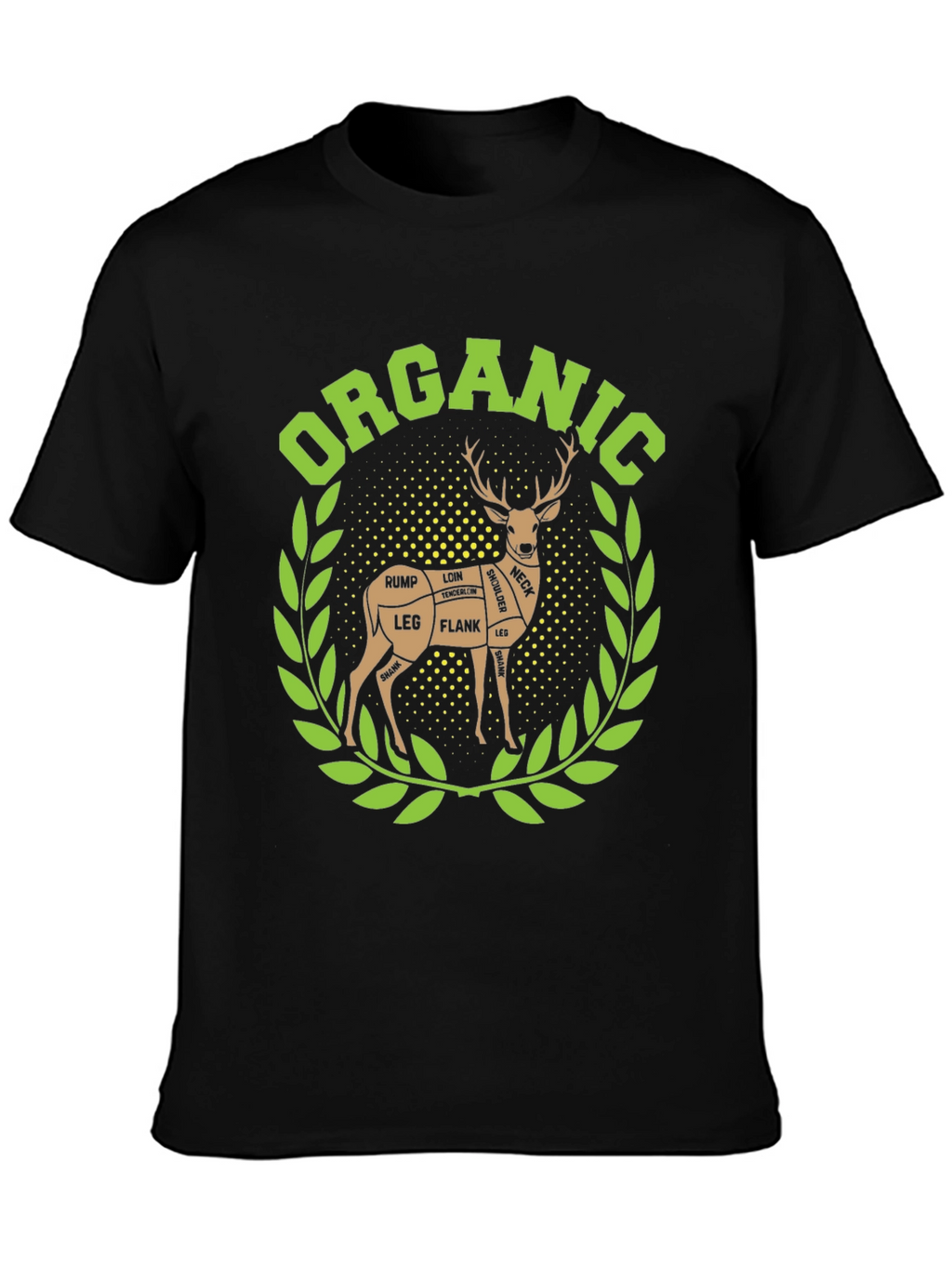 Organic Deer Meat Cut T-Shirt