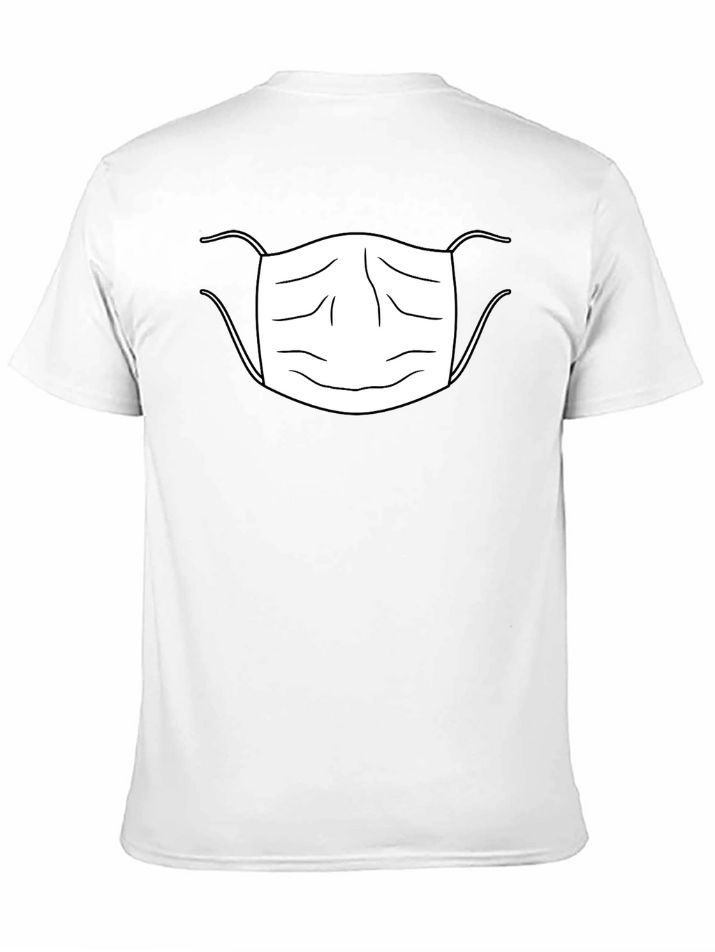 Face Mask Graphic T-Shirt Black Unisex