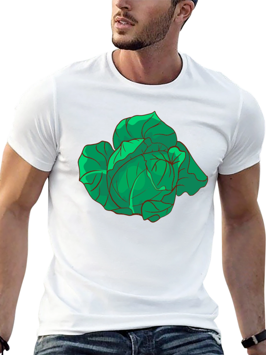 Cabbage Graphic T-Shirt - Fresh & Fun!