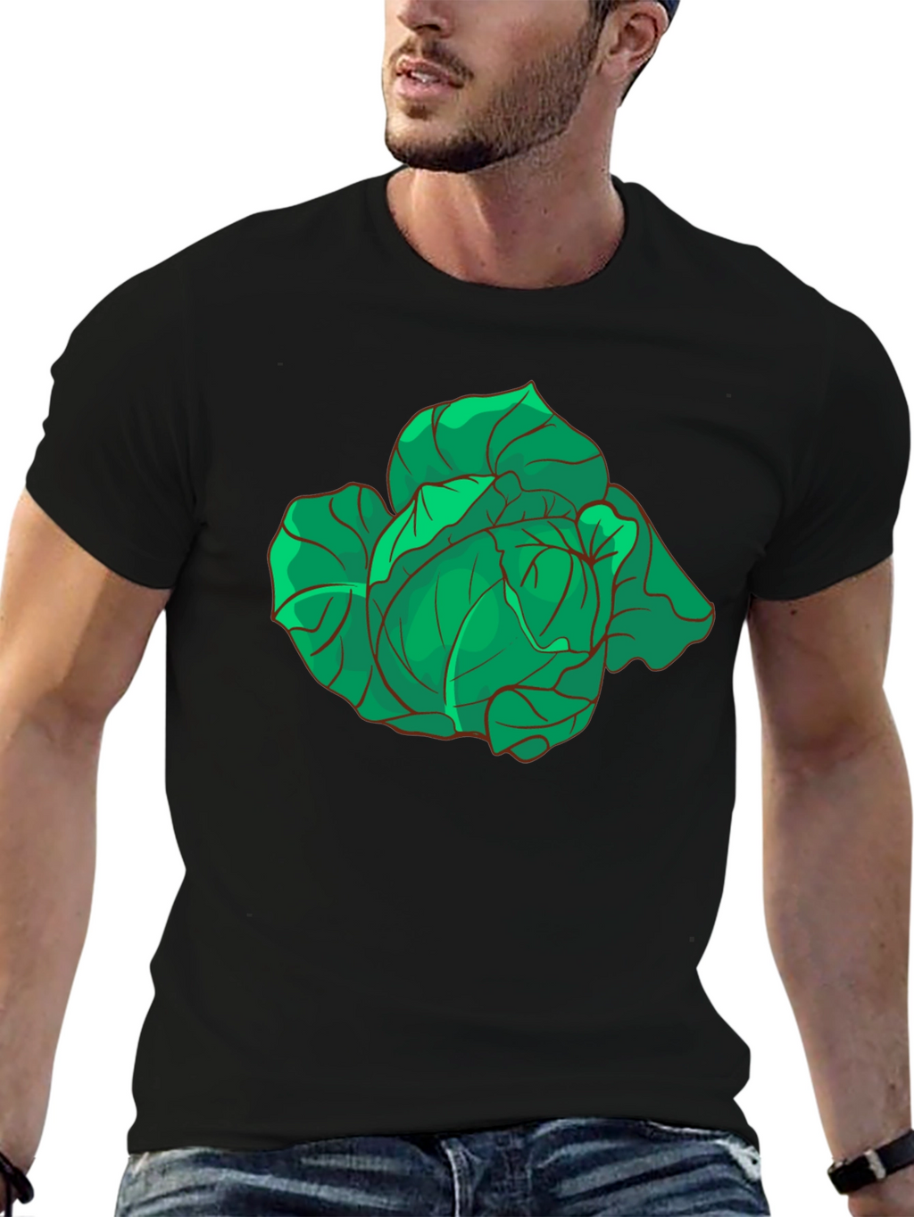 Cabbage Graphic T-Shirt - Fresh & Fun!