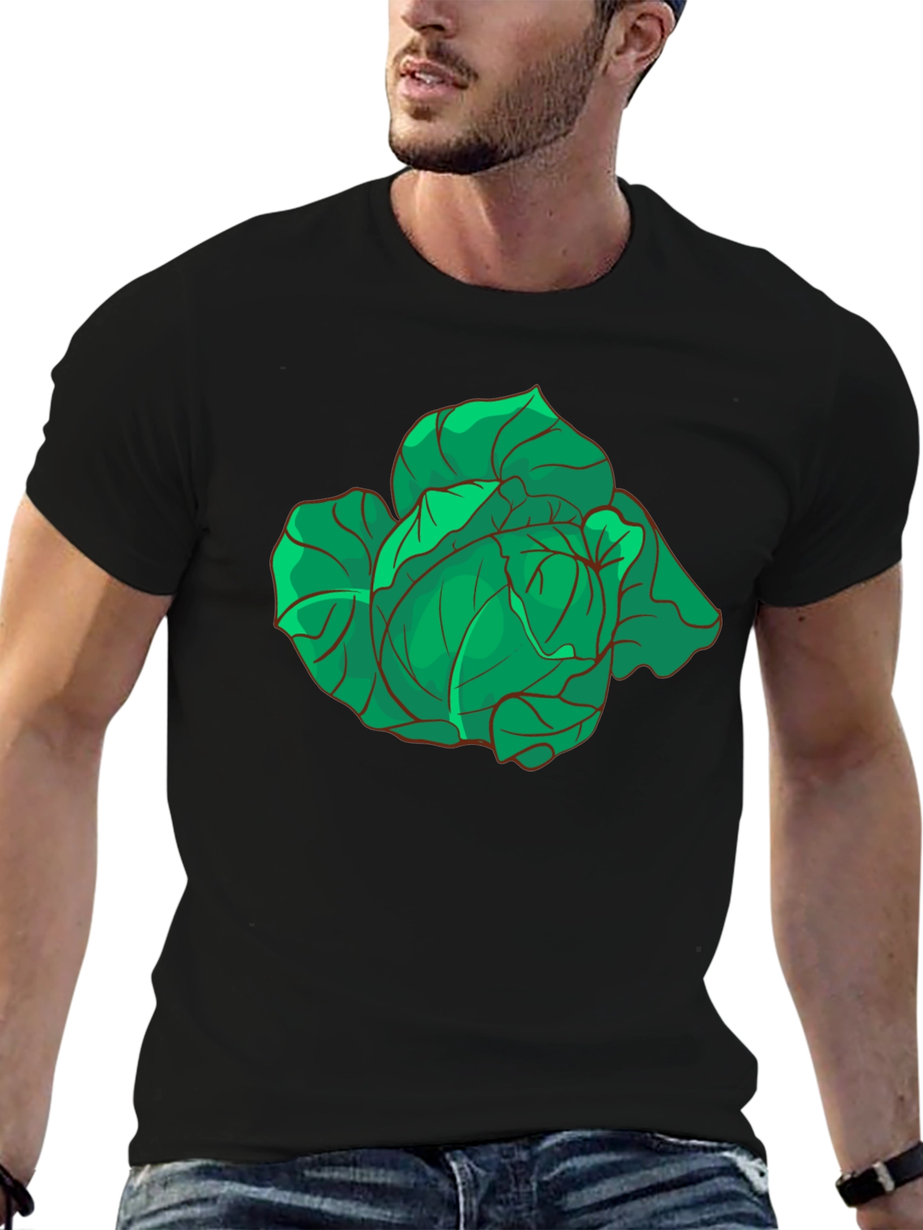 Cabbage Graphic T-Shirt - Fresh & Fun!