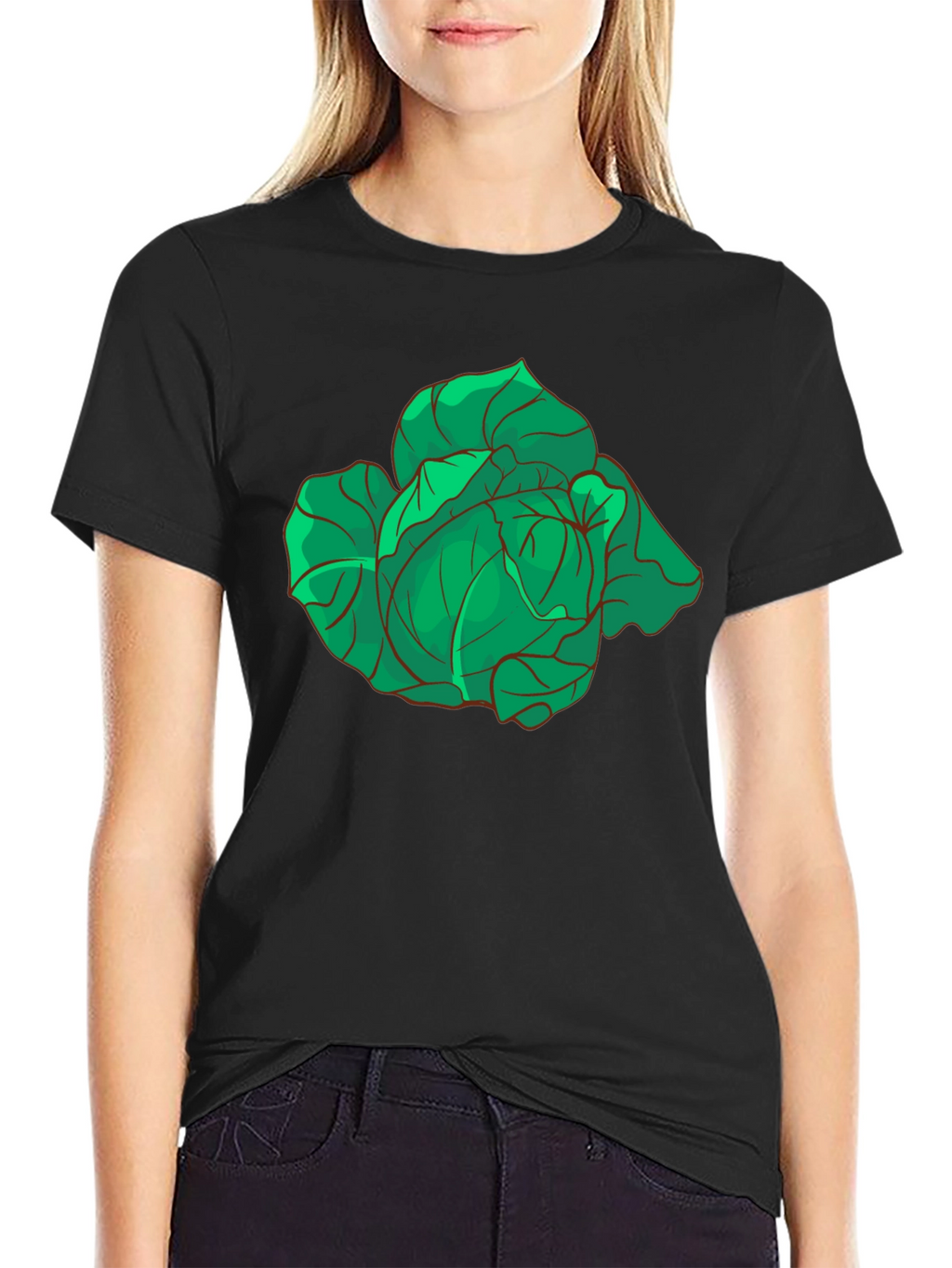 Cabbage Graphic T-Shirt - Fresh & Fun!
