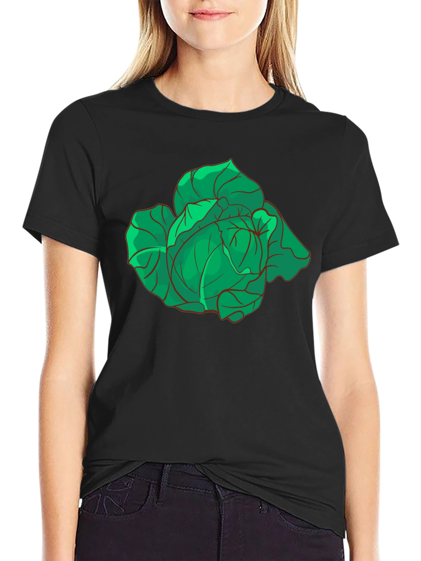 Cabbage Graphic T-Shirt - Fresh & Fun!