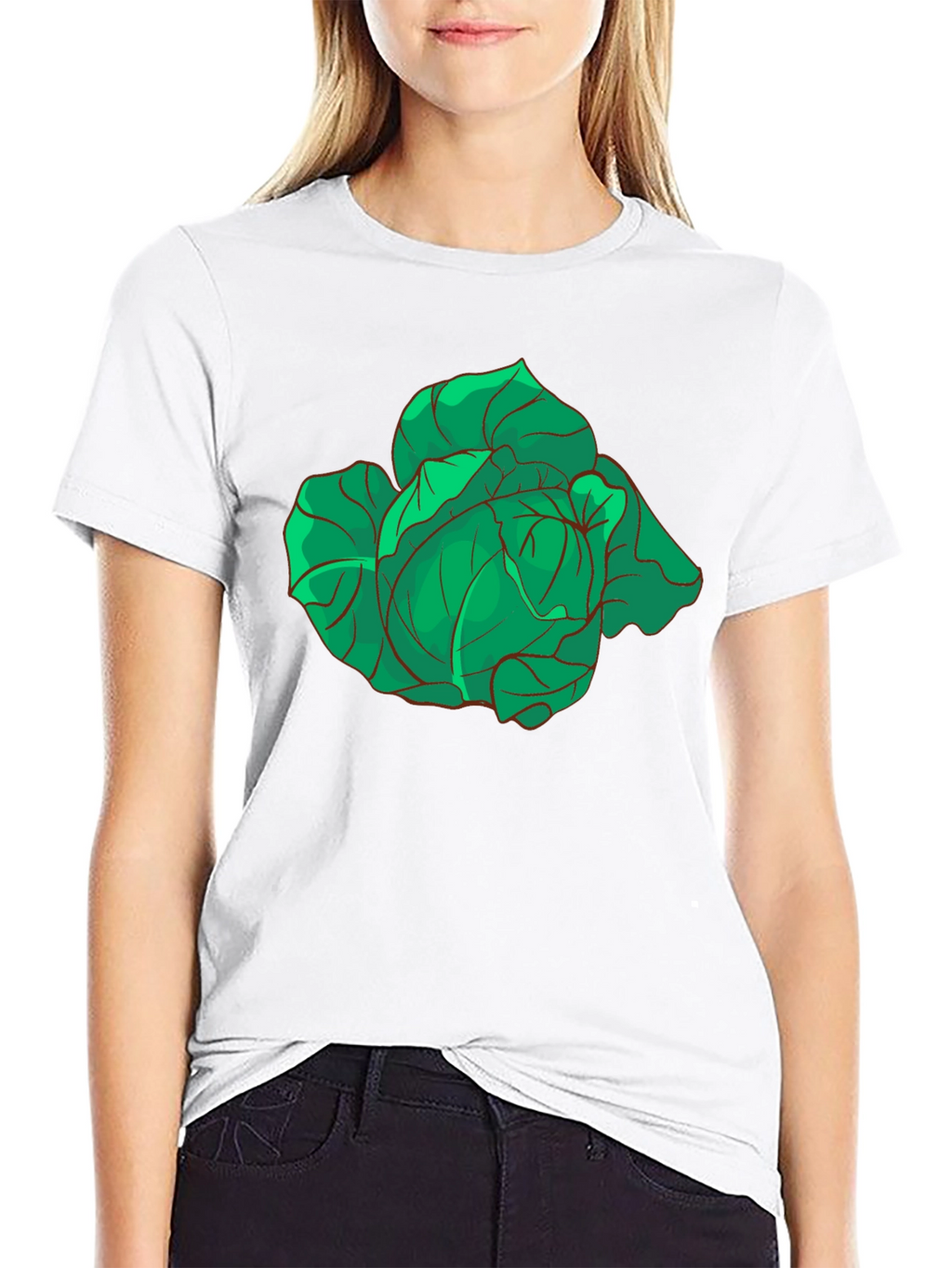 Cabbage Graphic T-Shirt - Fresh & Fun!