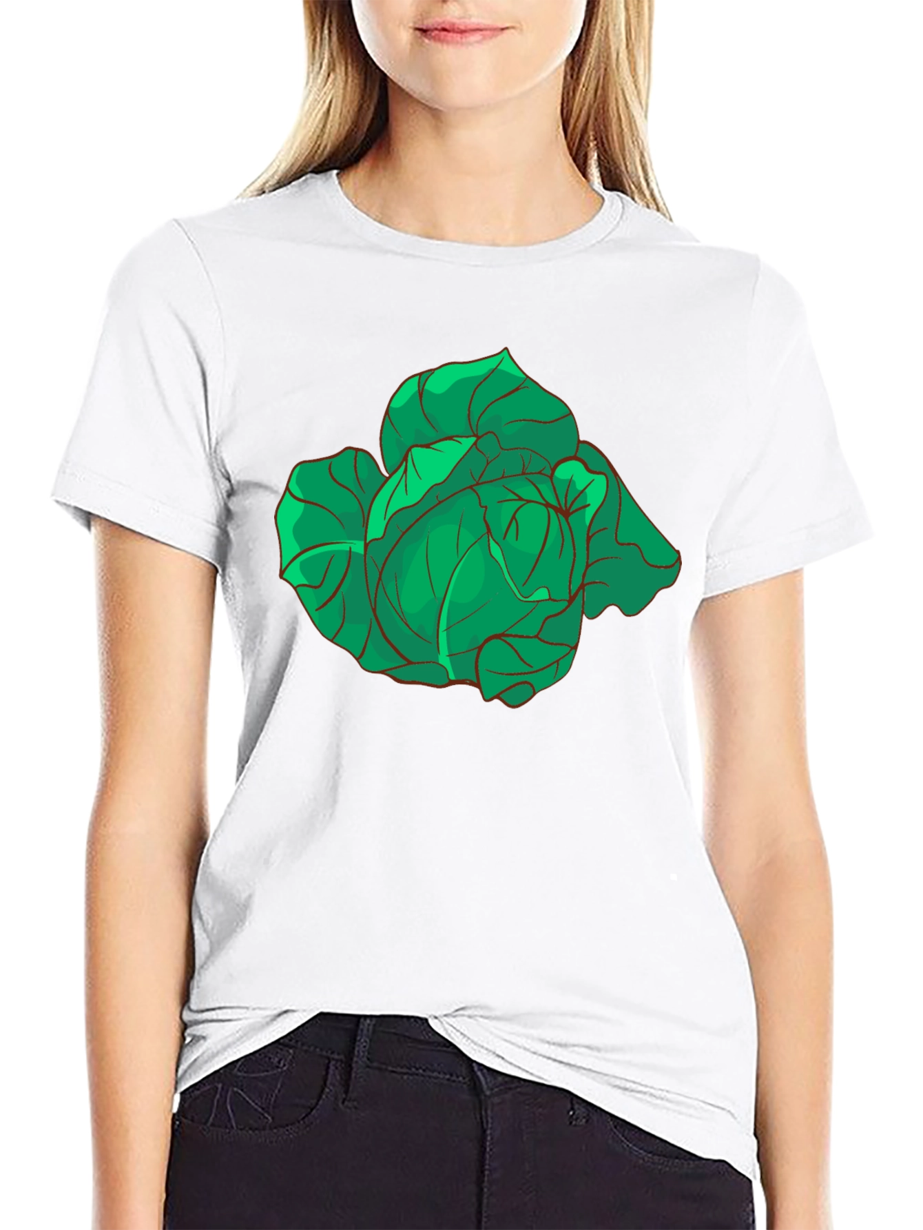 Cabbage Graphic T-Shirt - Fresh & Fun!