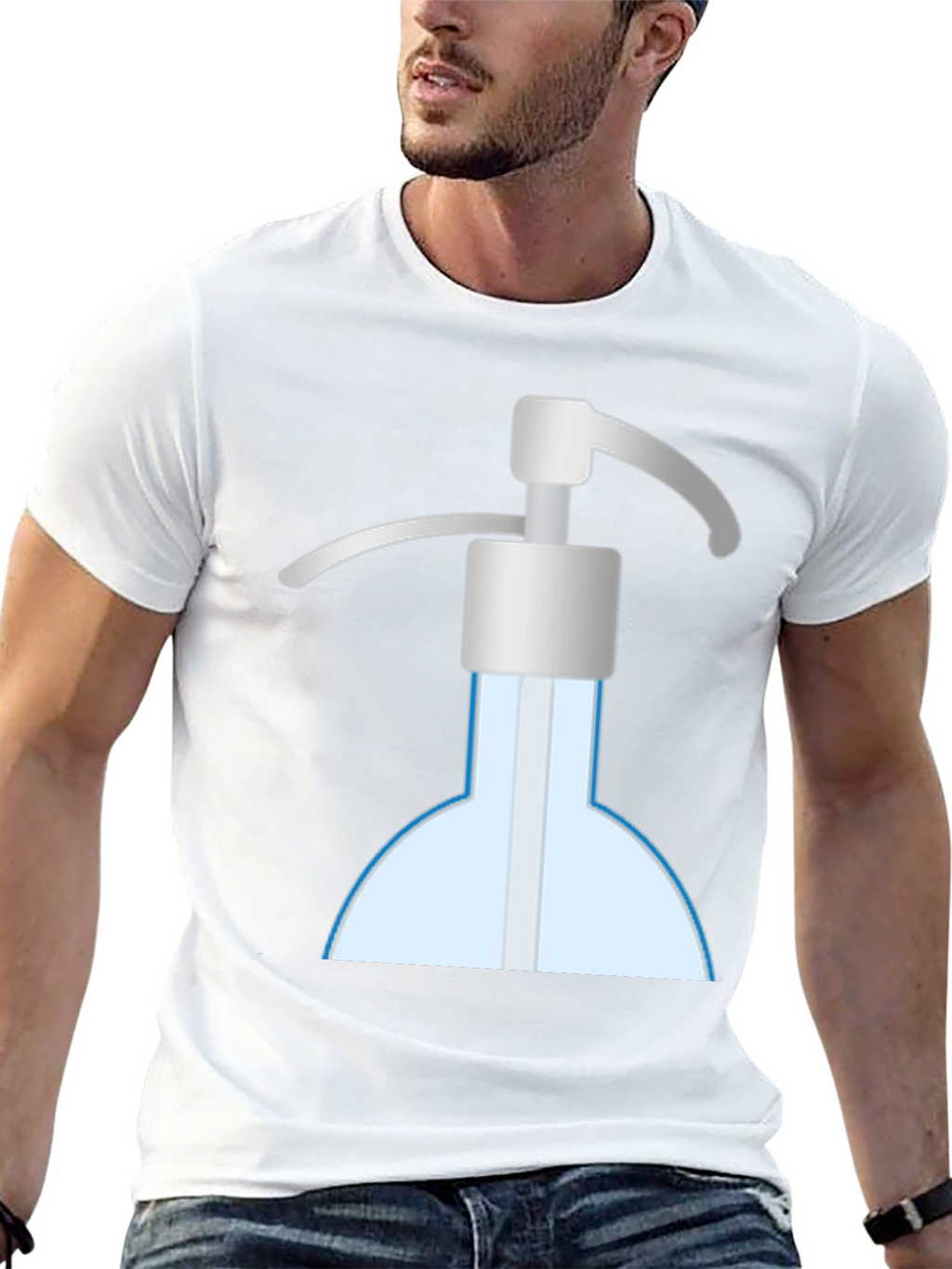 Hand Sanitizer Graphic Tee - Stay Clean & Stylish