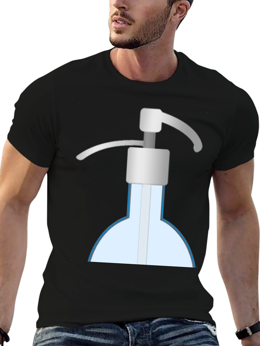Hand Sanitizer Graphic Tee - Stay Clean & Stylish