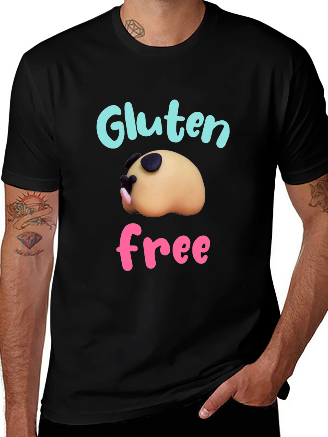 Gluten Free Pug T-Shirt