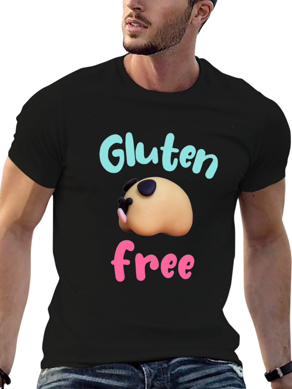 Gluten Free Pug T-Shirt