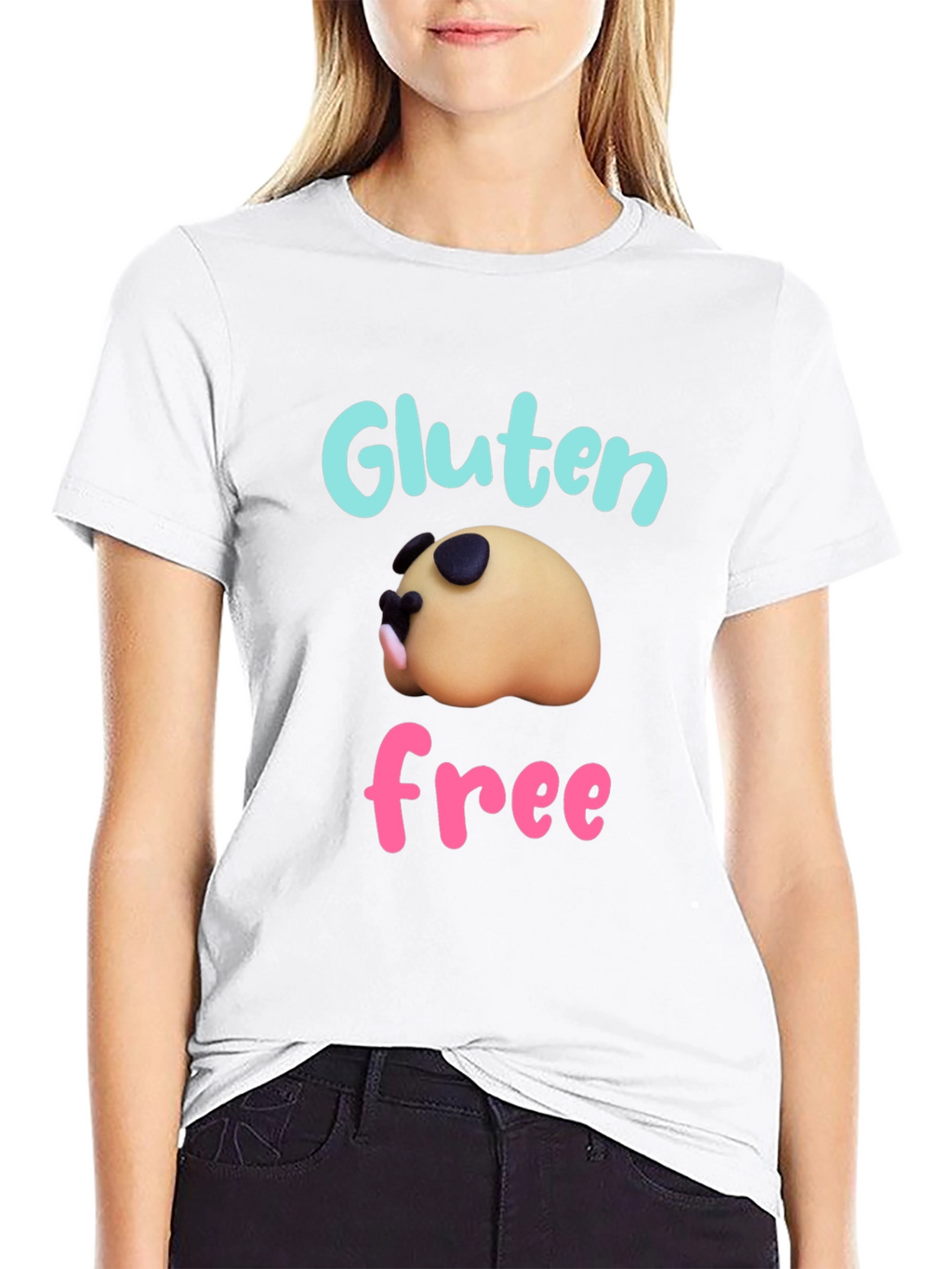 Gluten Free Pug T-Shirt
