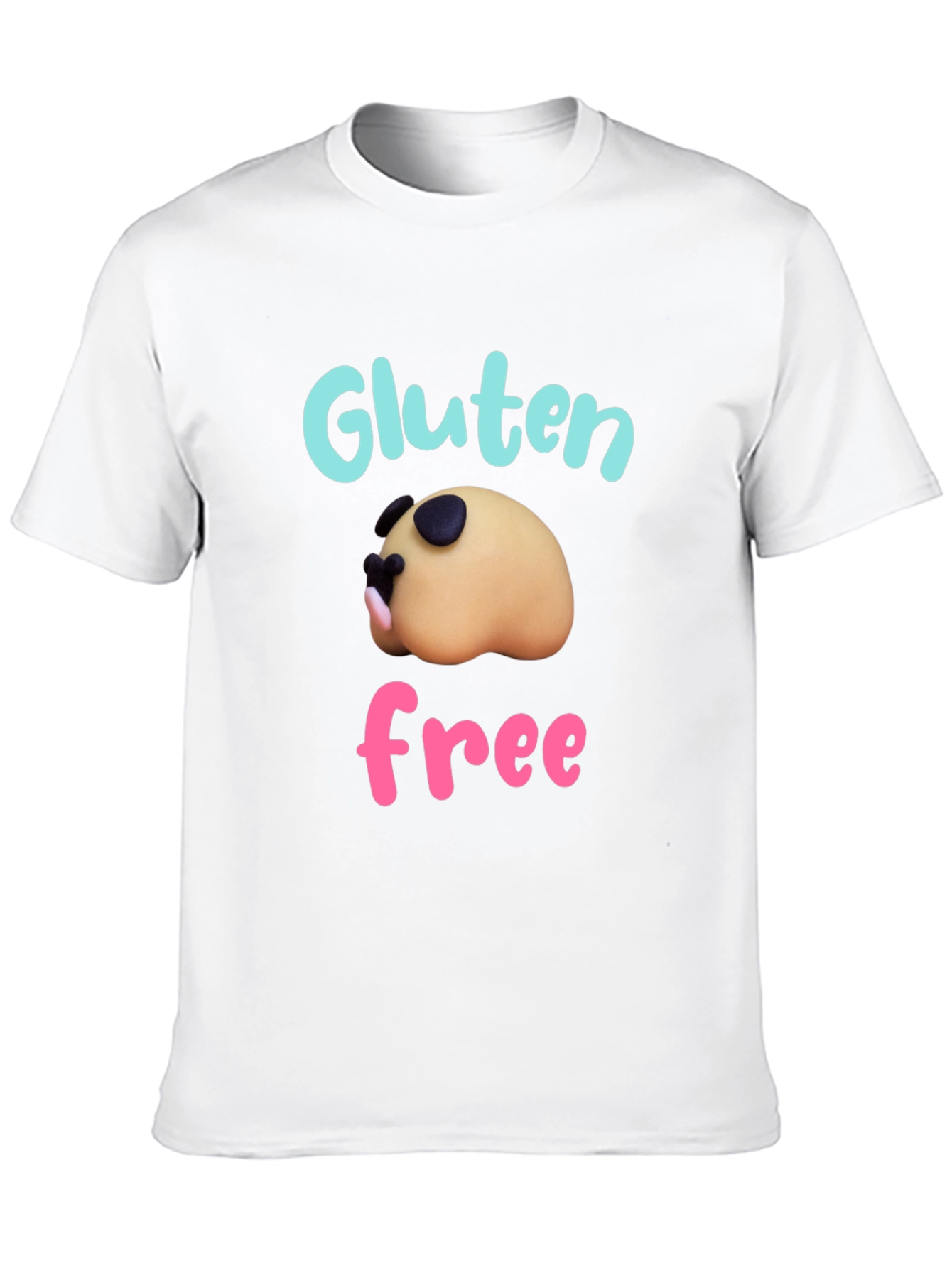 Gluten Free Pug T-Shirt