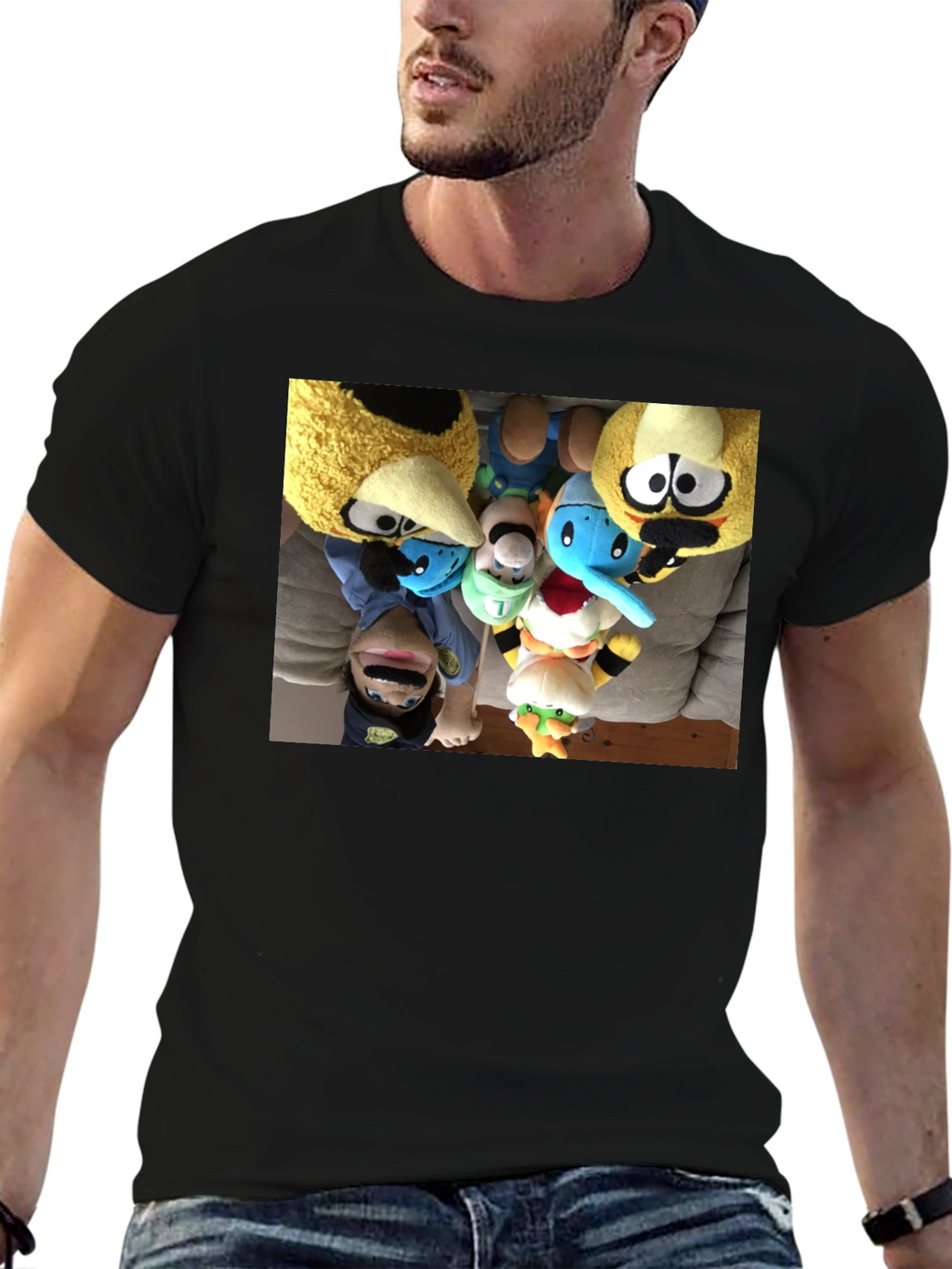 Novelty Plush Character T-Shirt - Fun & Unique Design