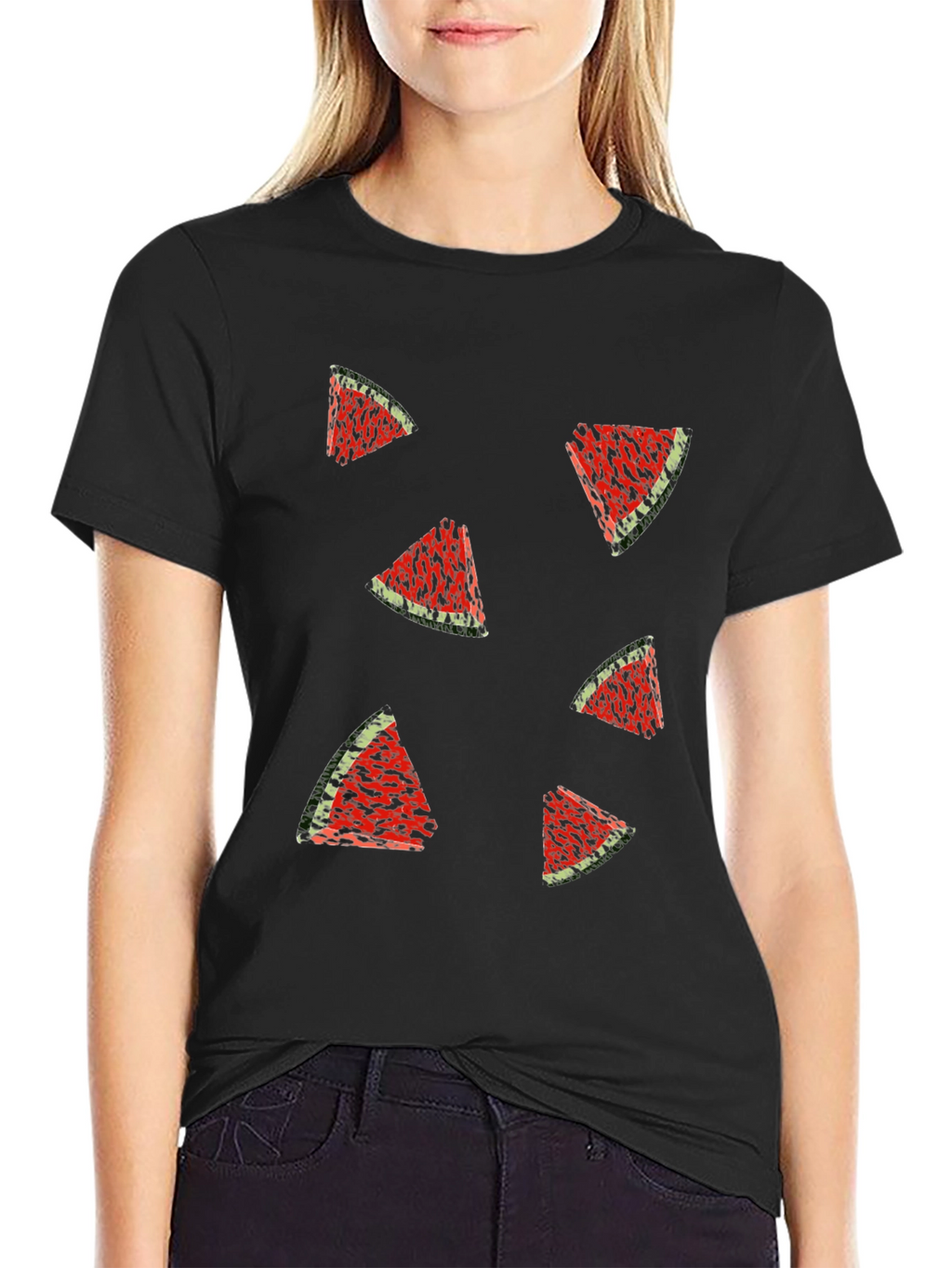 Watermelon Slice Print T-Shirt