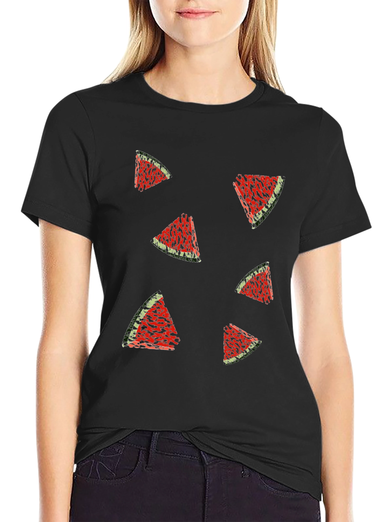 Watermelon Slice Print T-Shirt