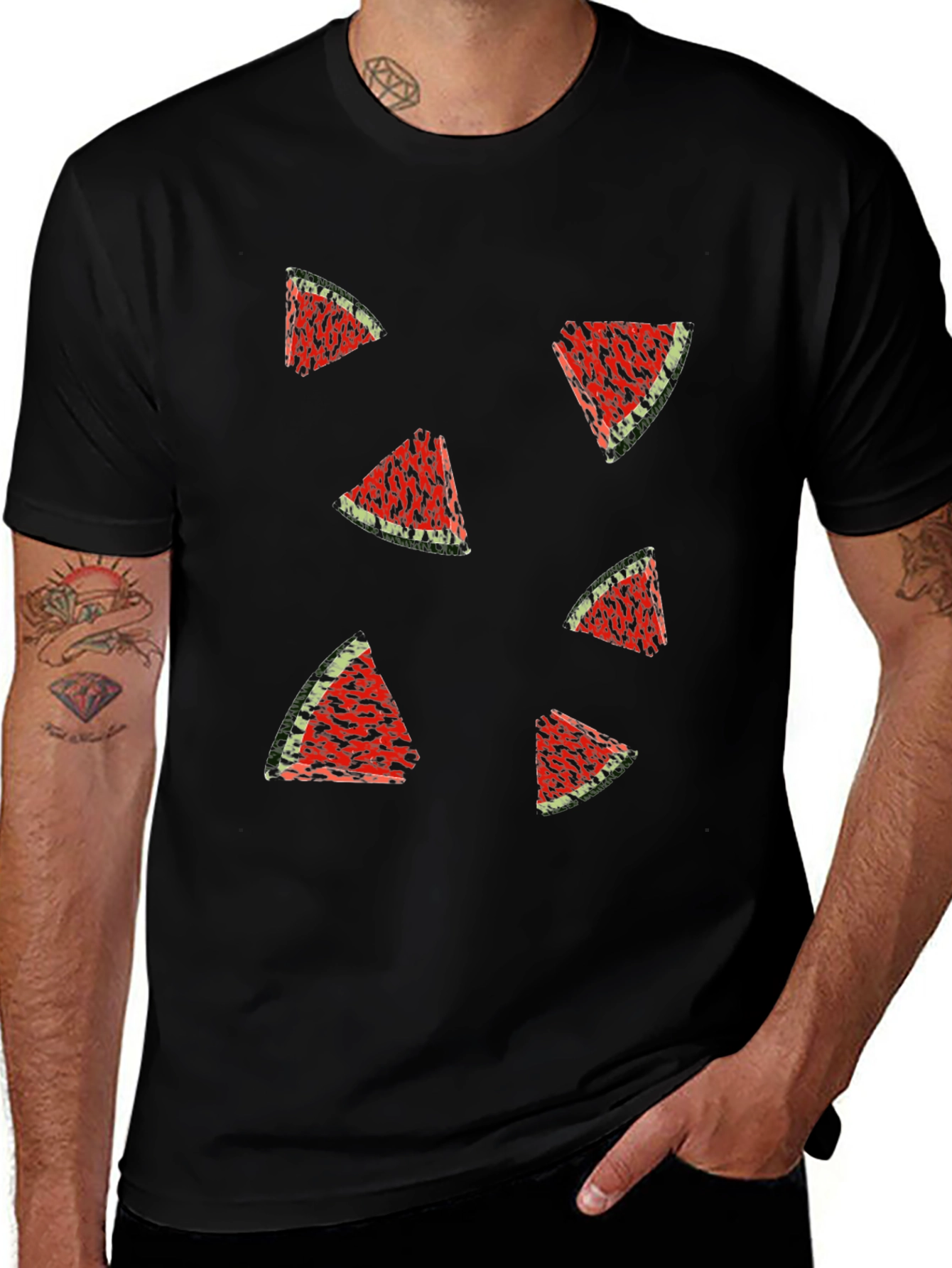 Watermelon Slice Print T-Shirt