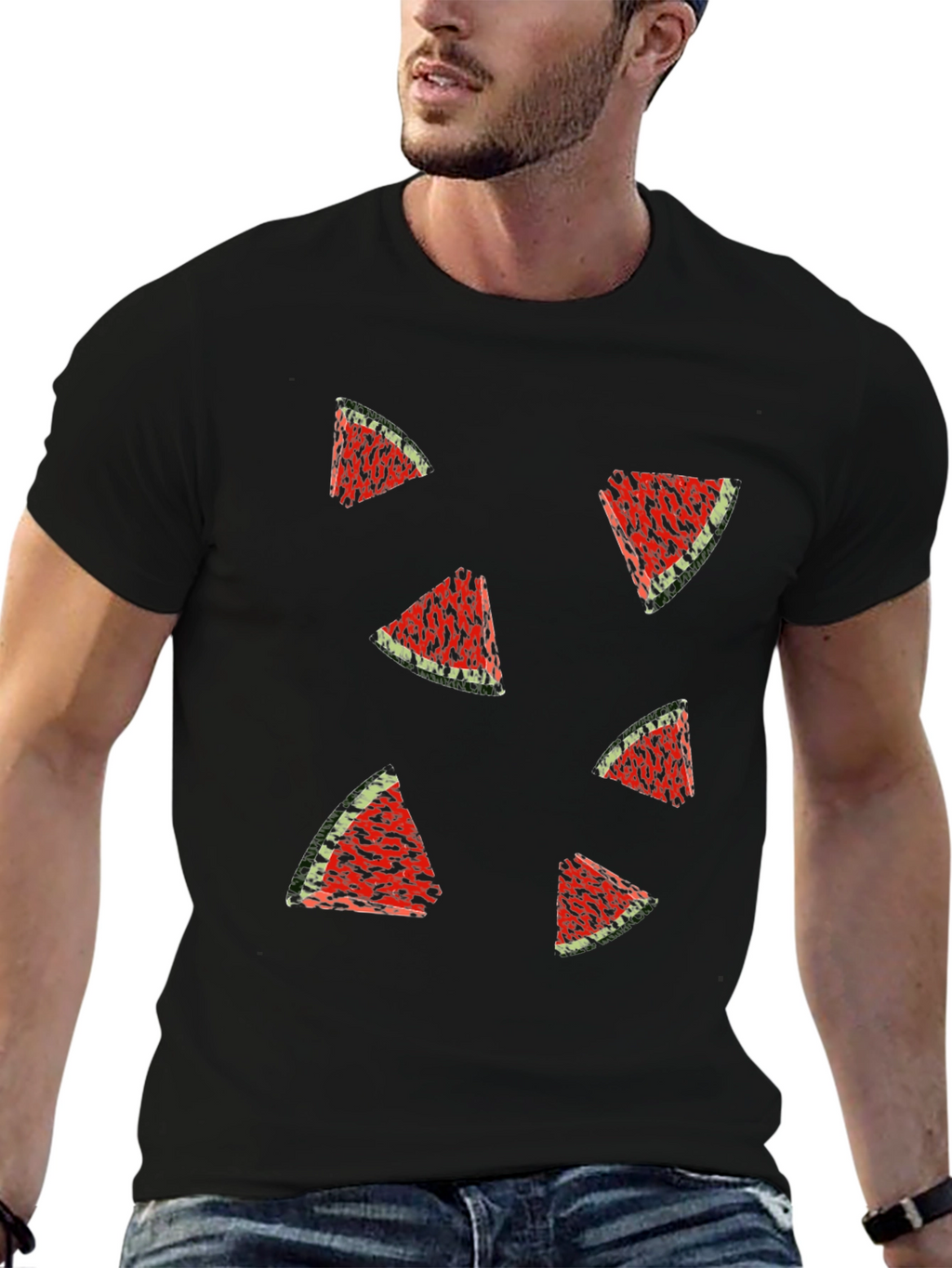 Watermelon Slice Print T-Shirt