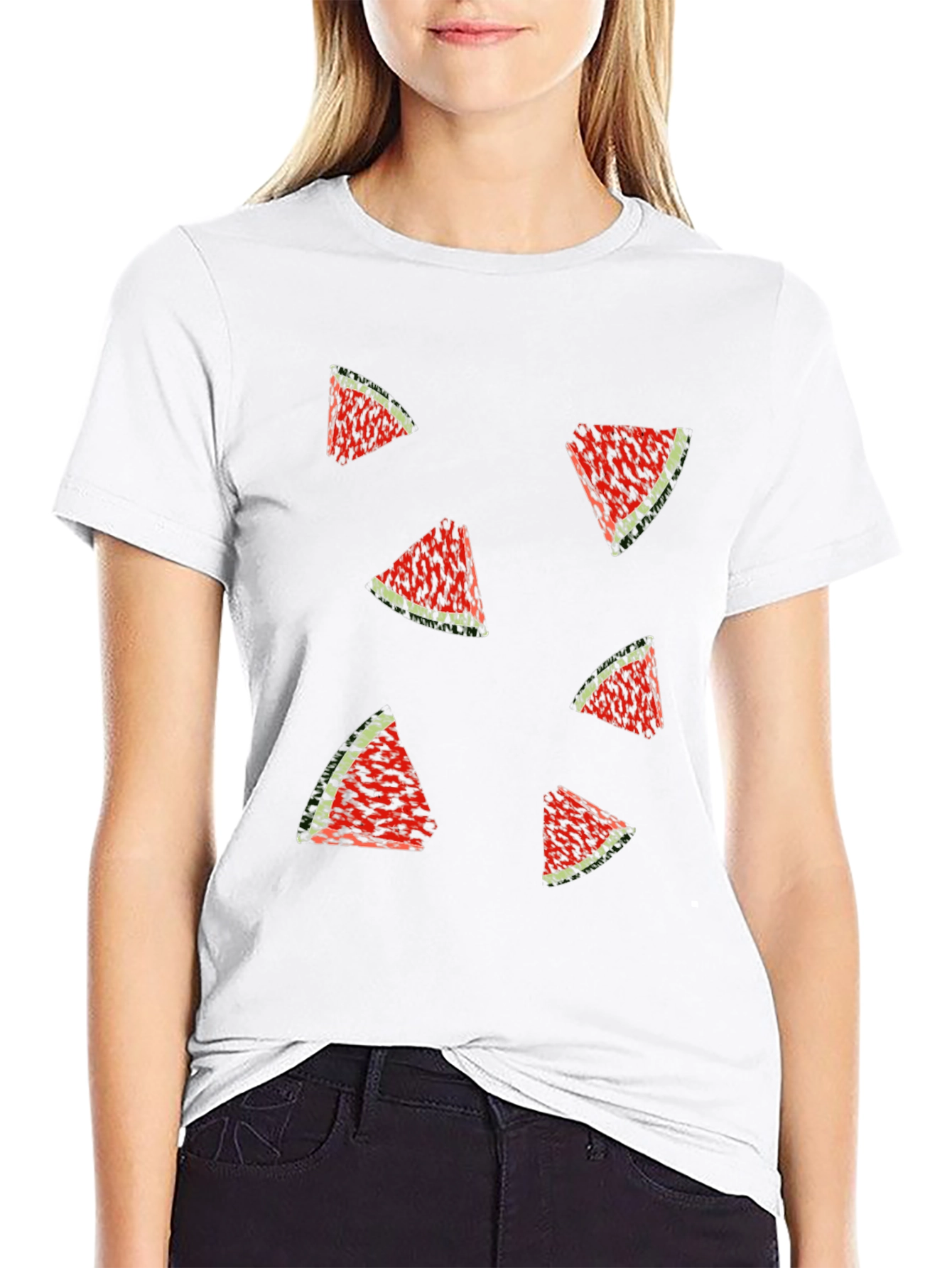 Watermelon Slice Print T-Shirt