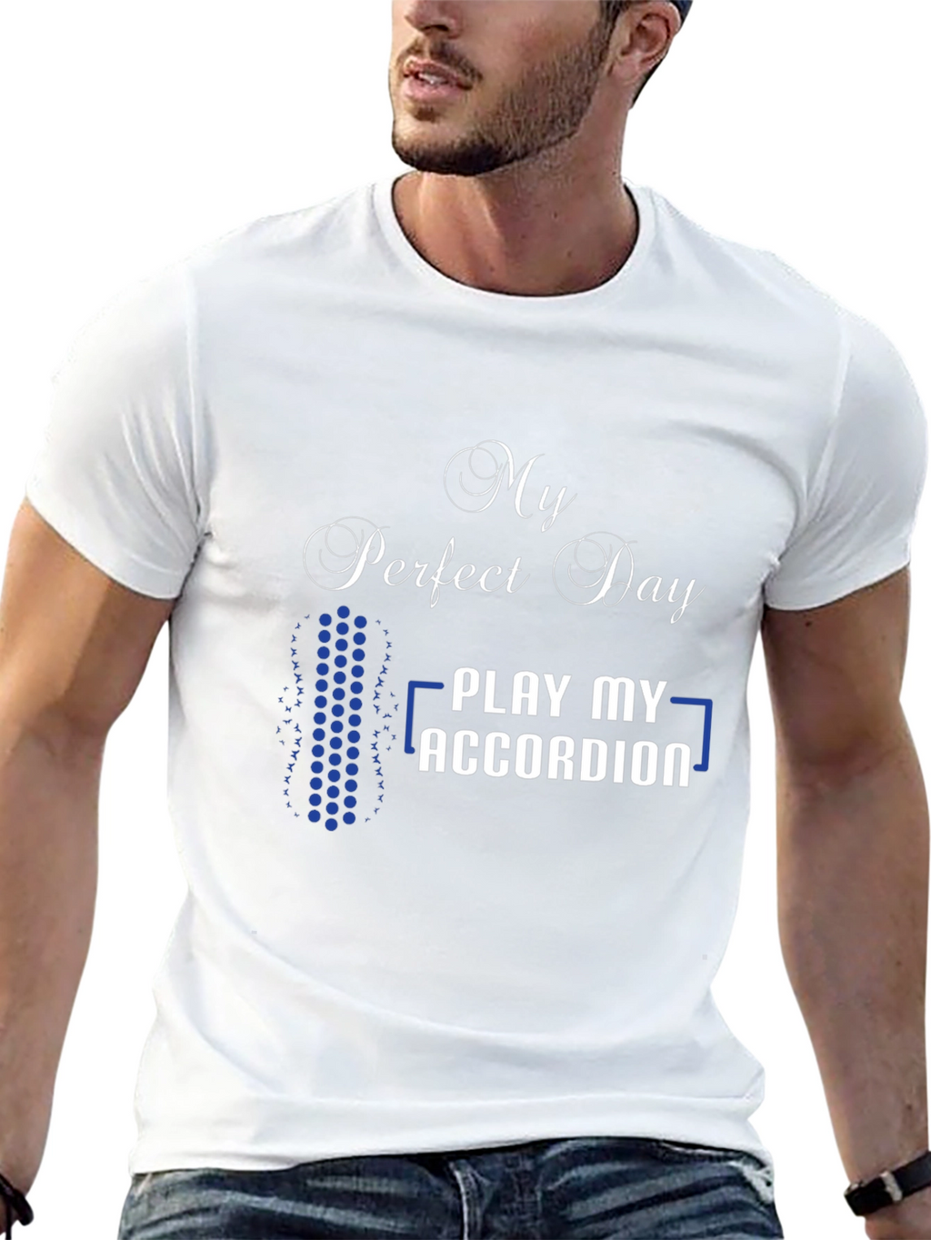 My Perfect Day Accordion T-Shirt