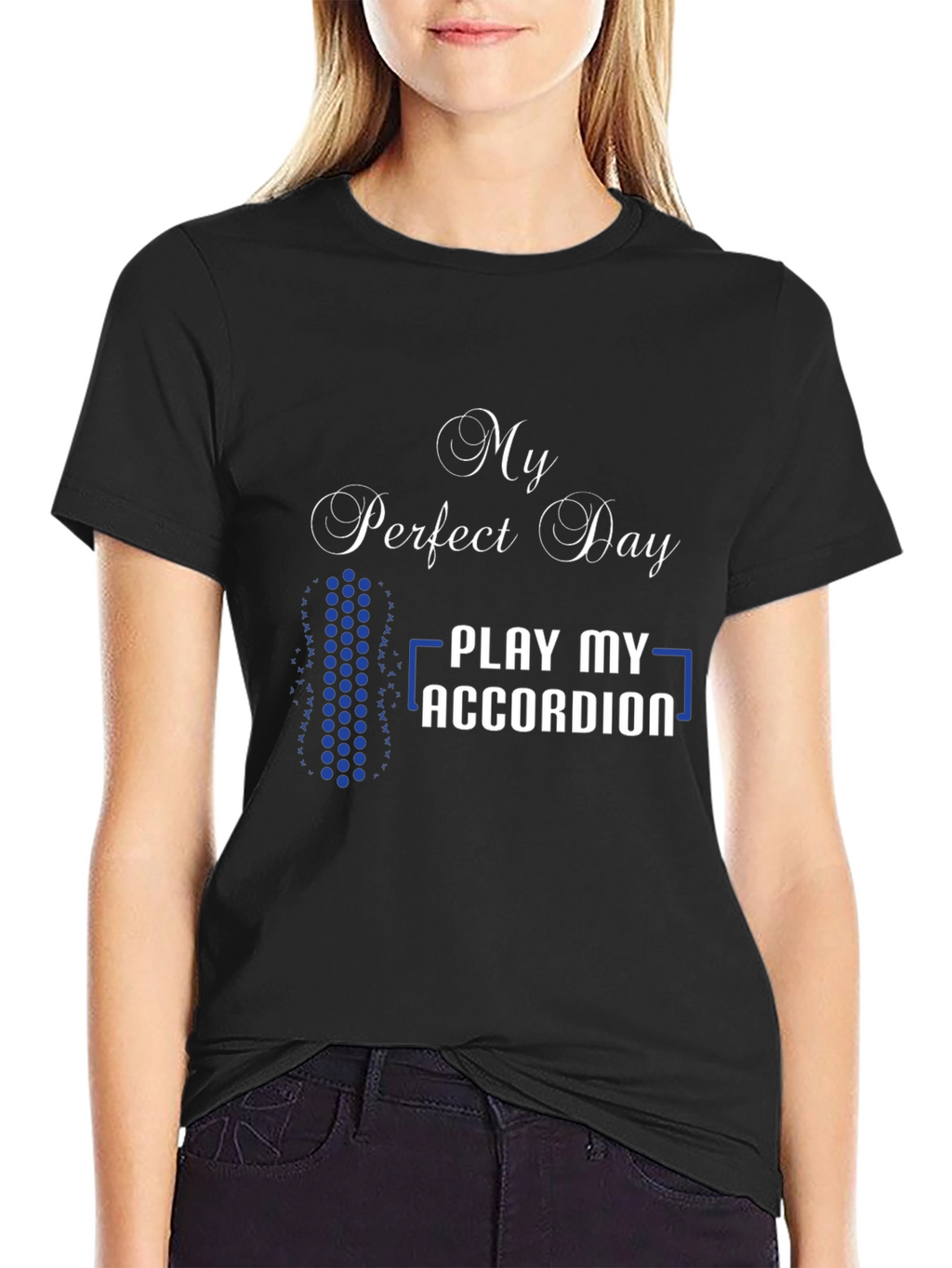 My Perfect Day Accordion T-Shirt