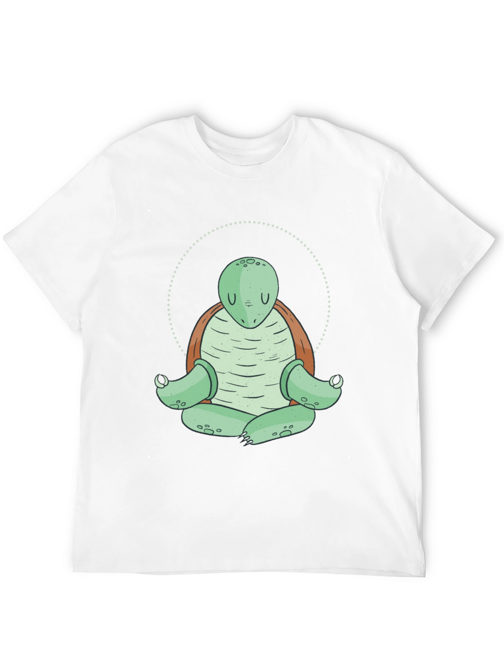 Meditating Turtle T-Shirt - Zen Sea Turtle Tee