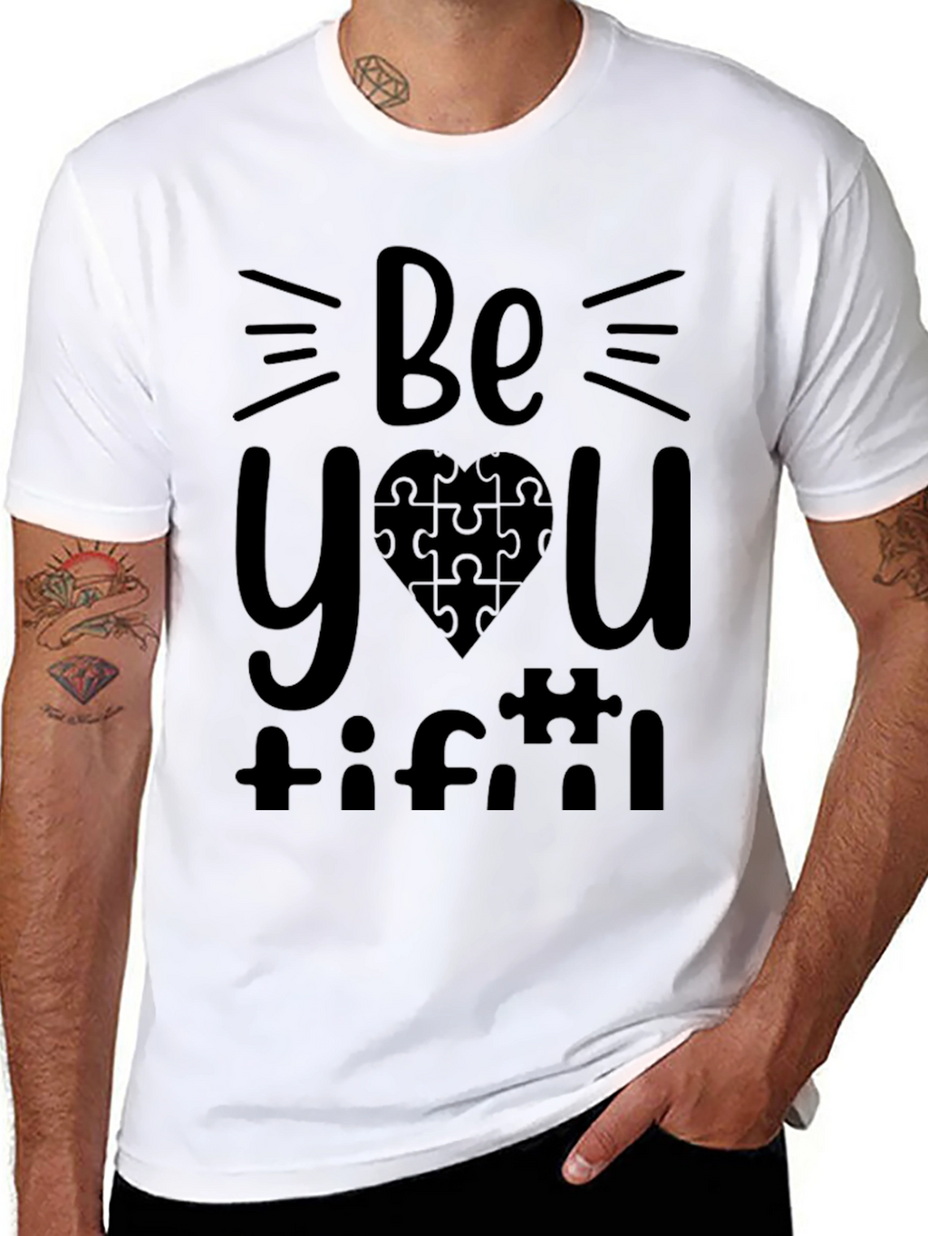 Be You Tiful Autism Awareness T-Shirt