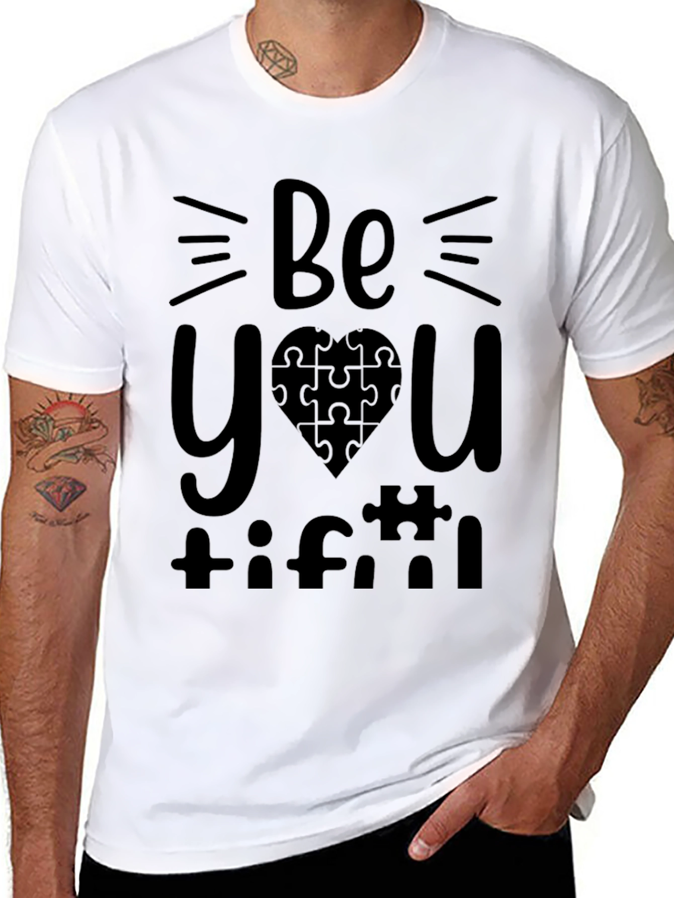 Be You Tiful Autism Awareness T-Shirt