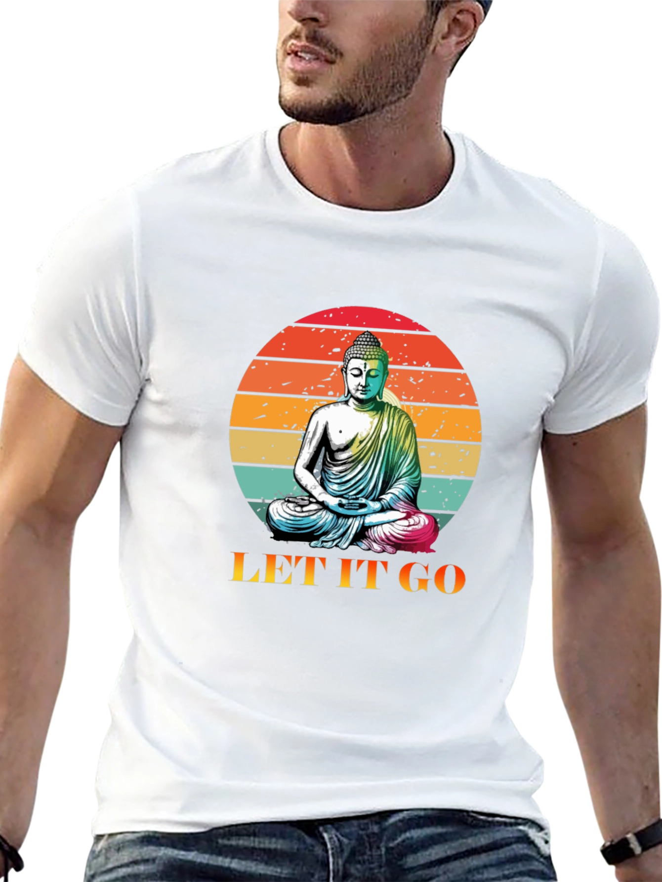 Buddha Let It Go Graphic Tee