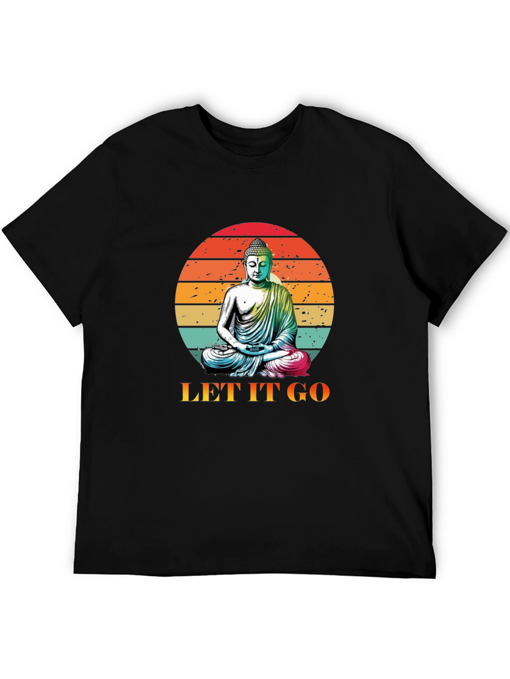 Buddha Let It Go Graphic Tee
