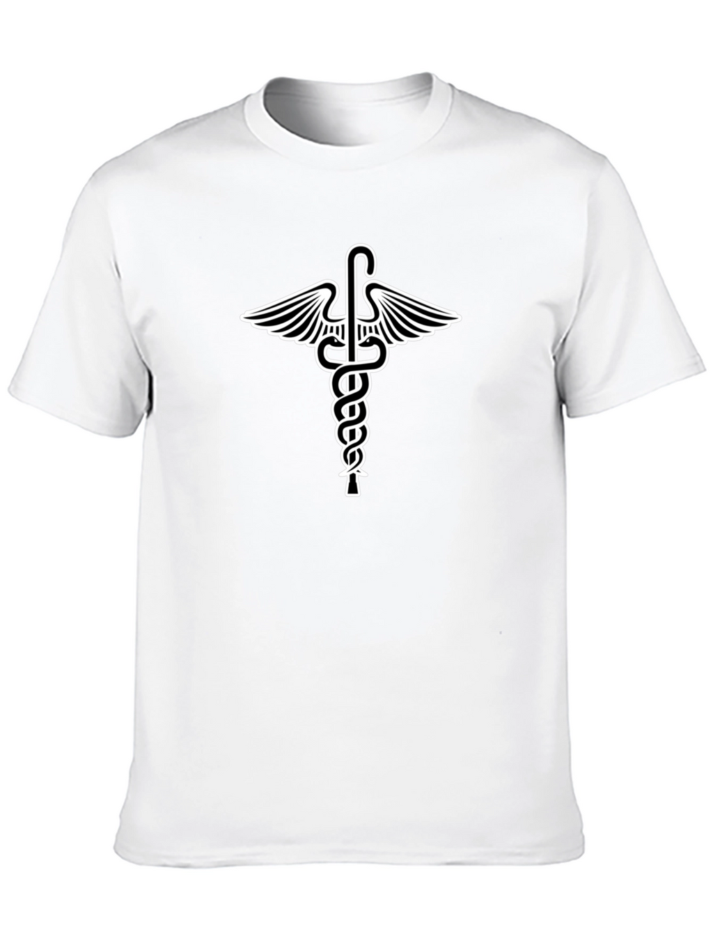 Caduceus Symbol Graphic T-Shirt