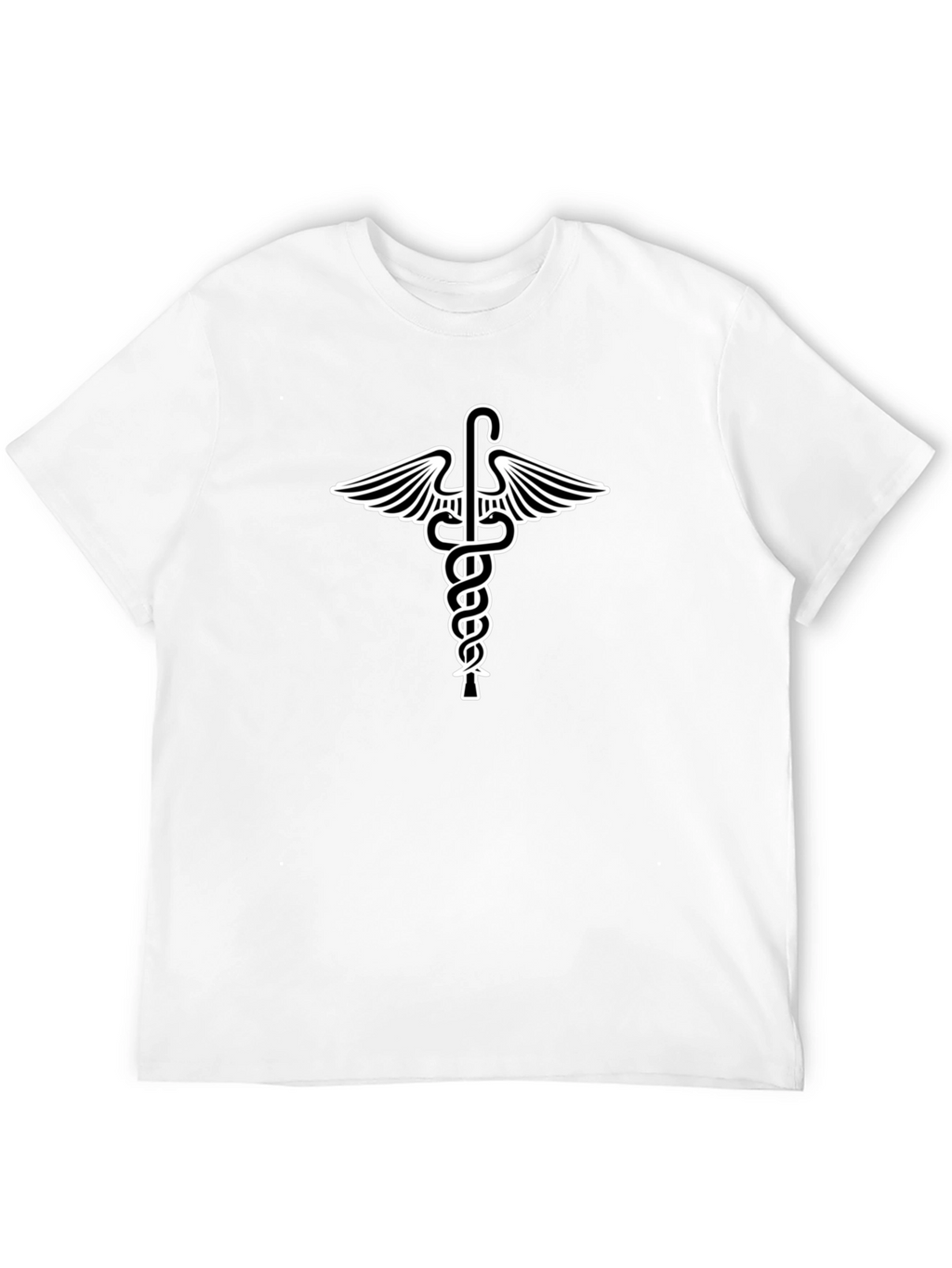 Caduceus Symbol Graphic T-Shirt