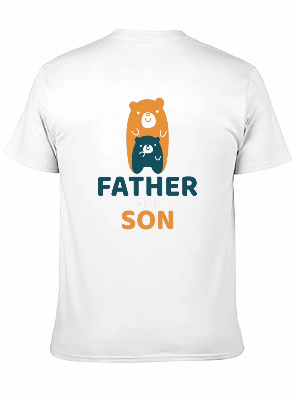 Father and Son Graphic Tee - Black