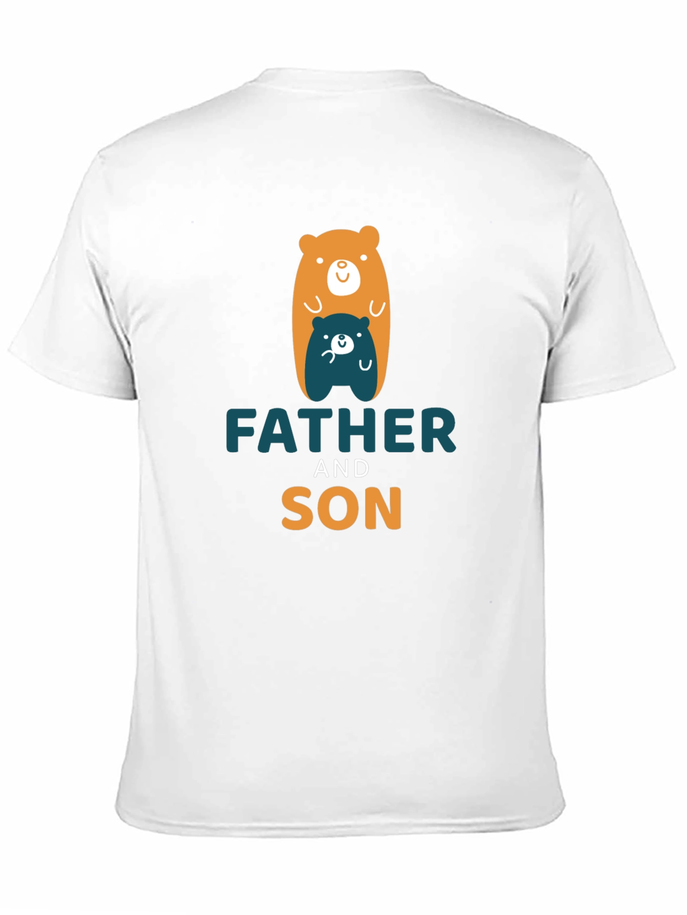 Father and Son Graphic Tee - Black