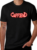 Caffiend Black T-Shirt - For Coffee Lovers