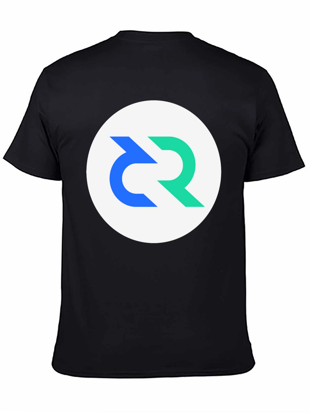 Modern Graphic Tee - Circular Logo Design