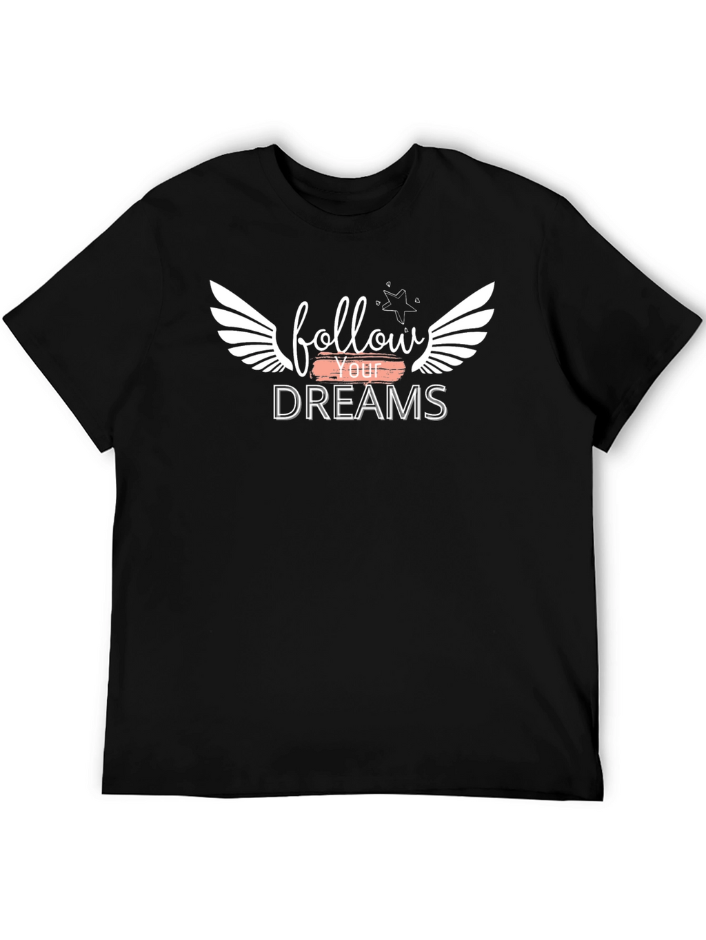 Follow Your Dreams Graphic Tee - Black