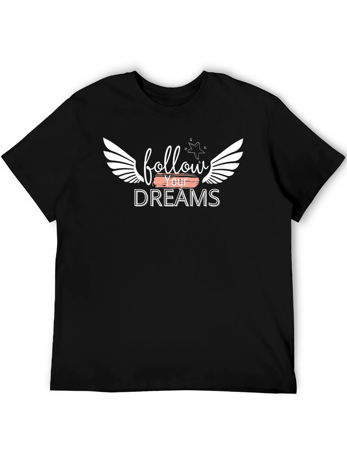 Follow Your Dreams Graphic Tee - Black
